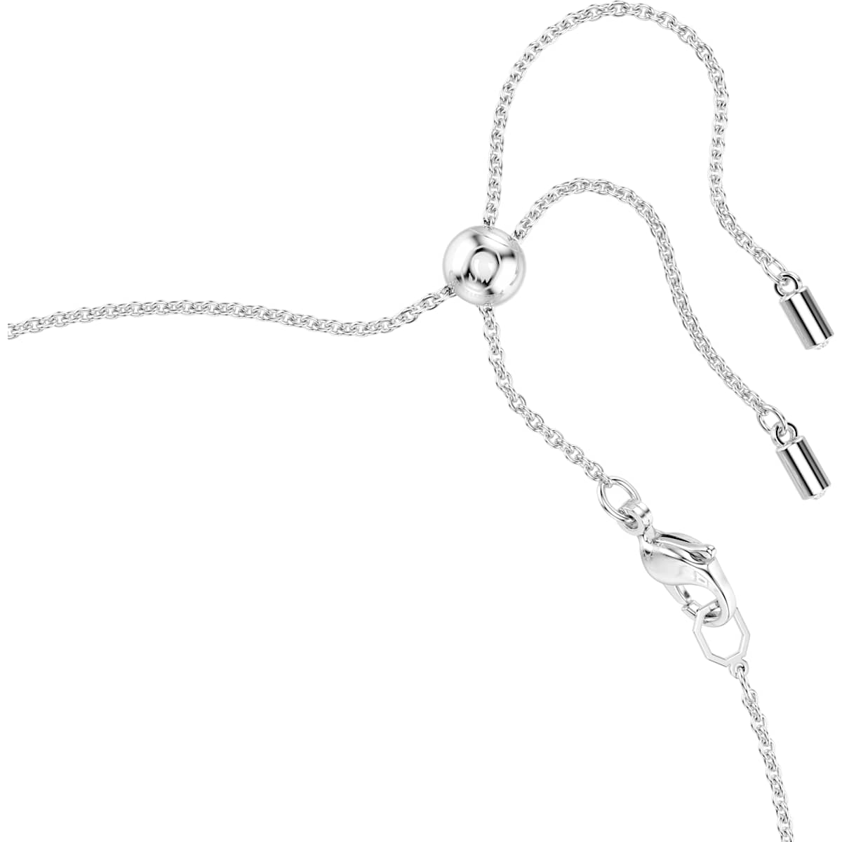 Ariana Grande x Swarovski choker Crystal pearl, Round cut, White, Rhodium plated - Image 3