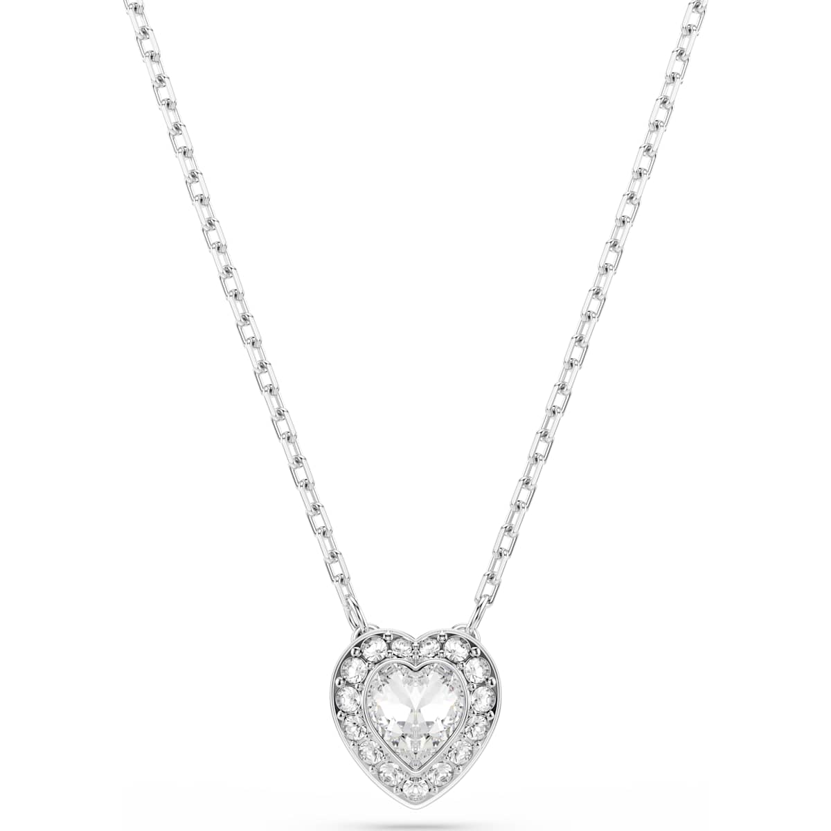 Ariana Grande x Swarovski set Mixed cuts, Heart, White, Rhodium plated - Image 5