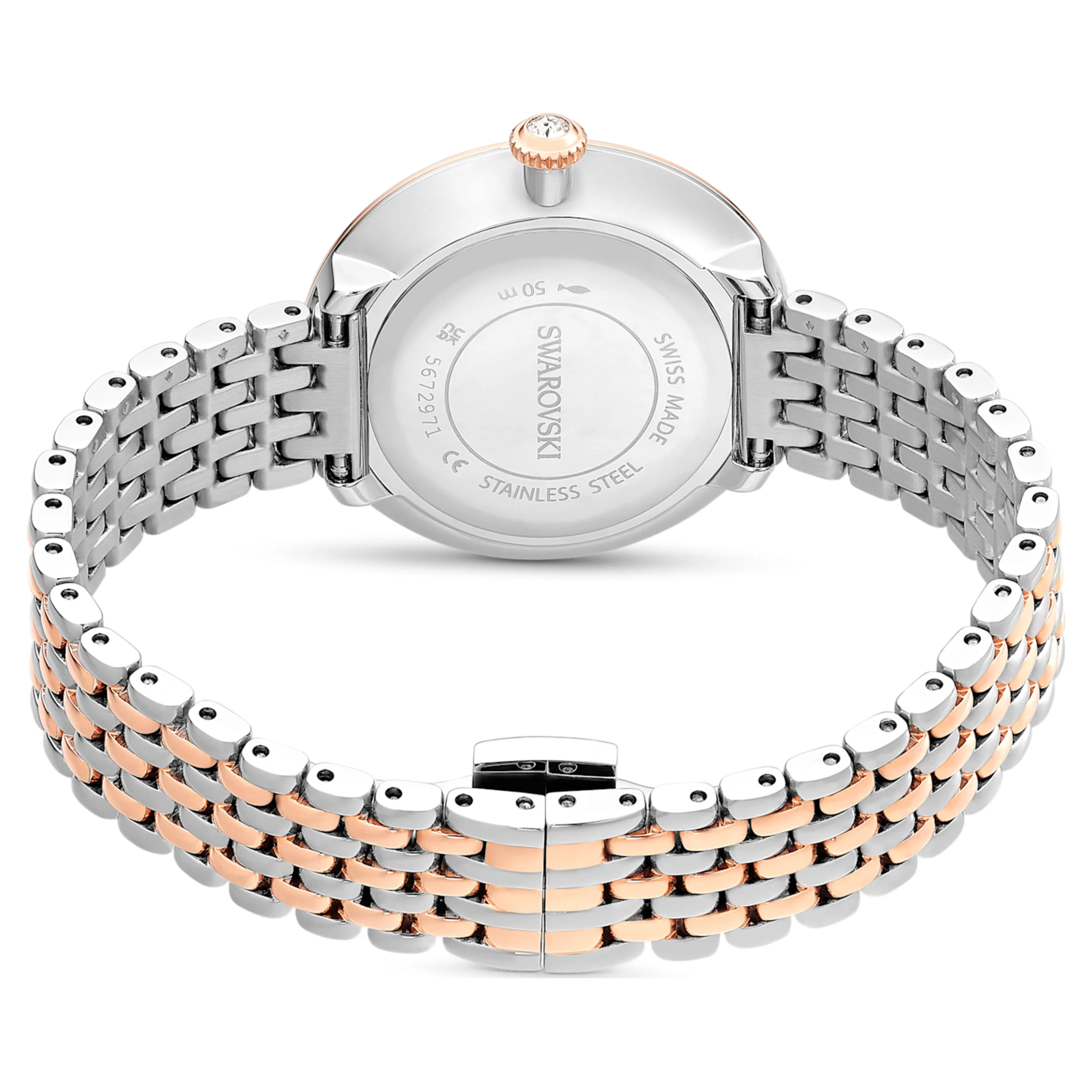 Certa watch Swiss Made, Metal bracelet, Rose gold tone, Mixed metal finish - Image 3