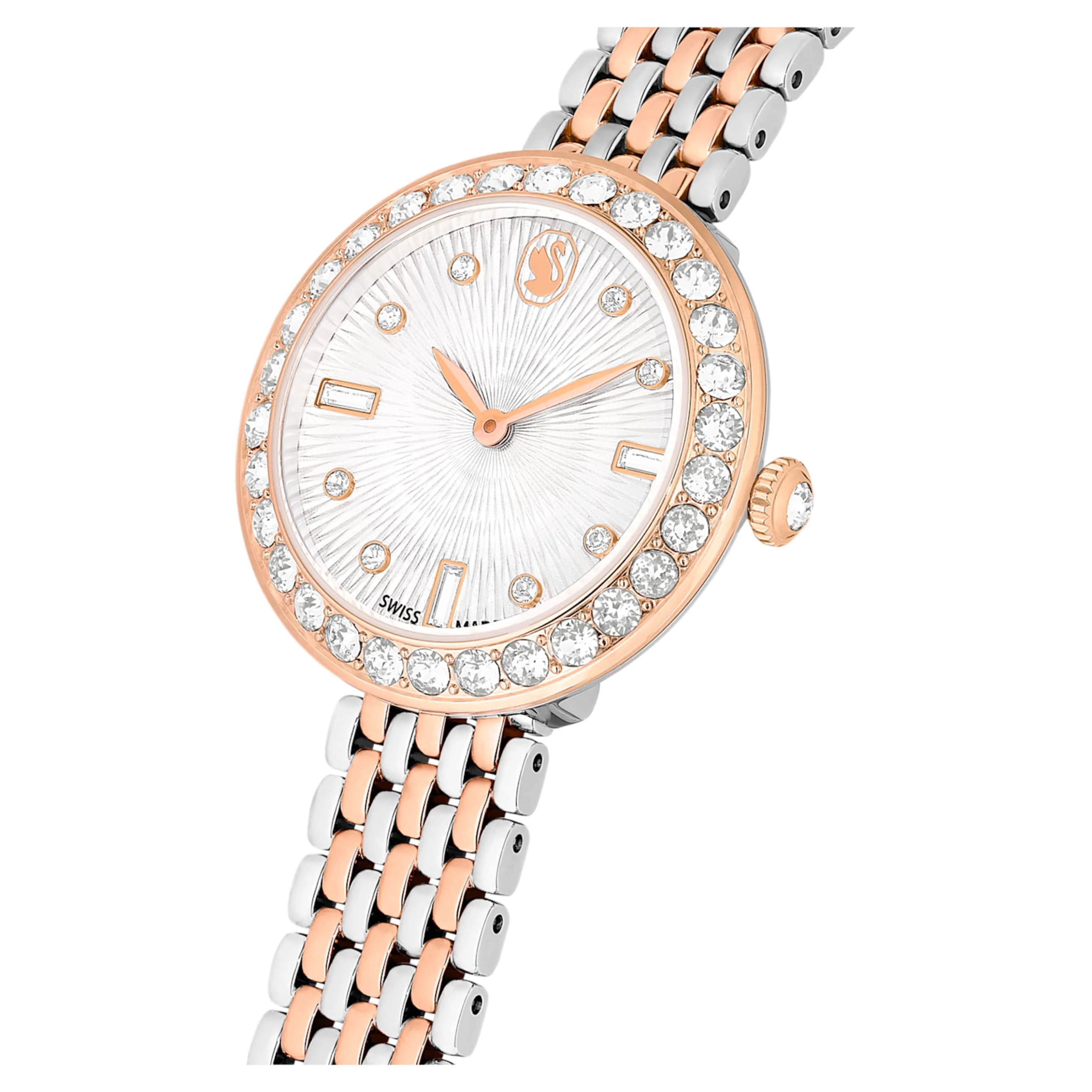 Certa watch Swiss Made, Metal bracelet, Rose gold tone, Mixed metal finish - Image 4