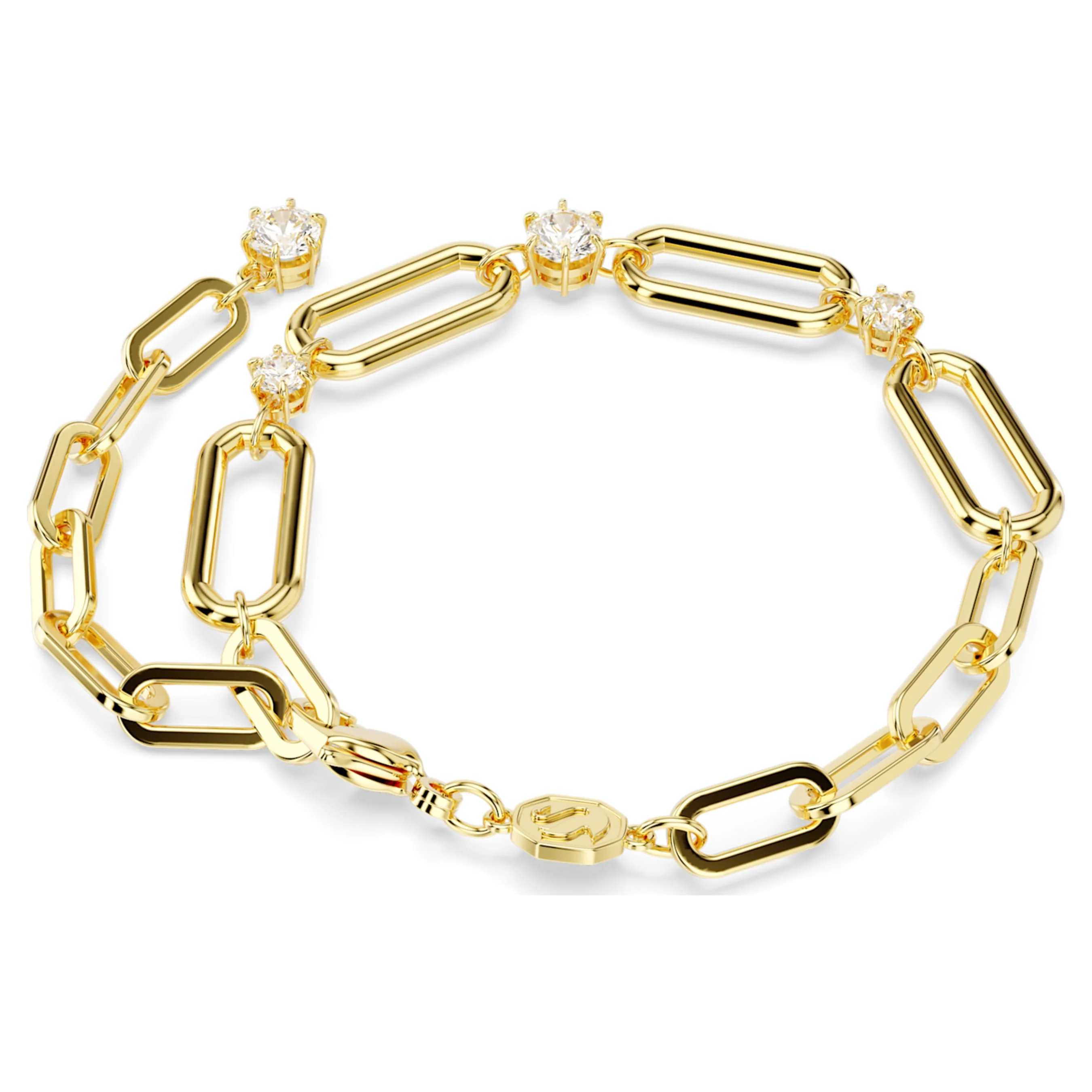 Constella bracelet White, Gold-tone plated - Image 4