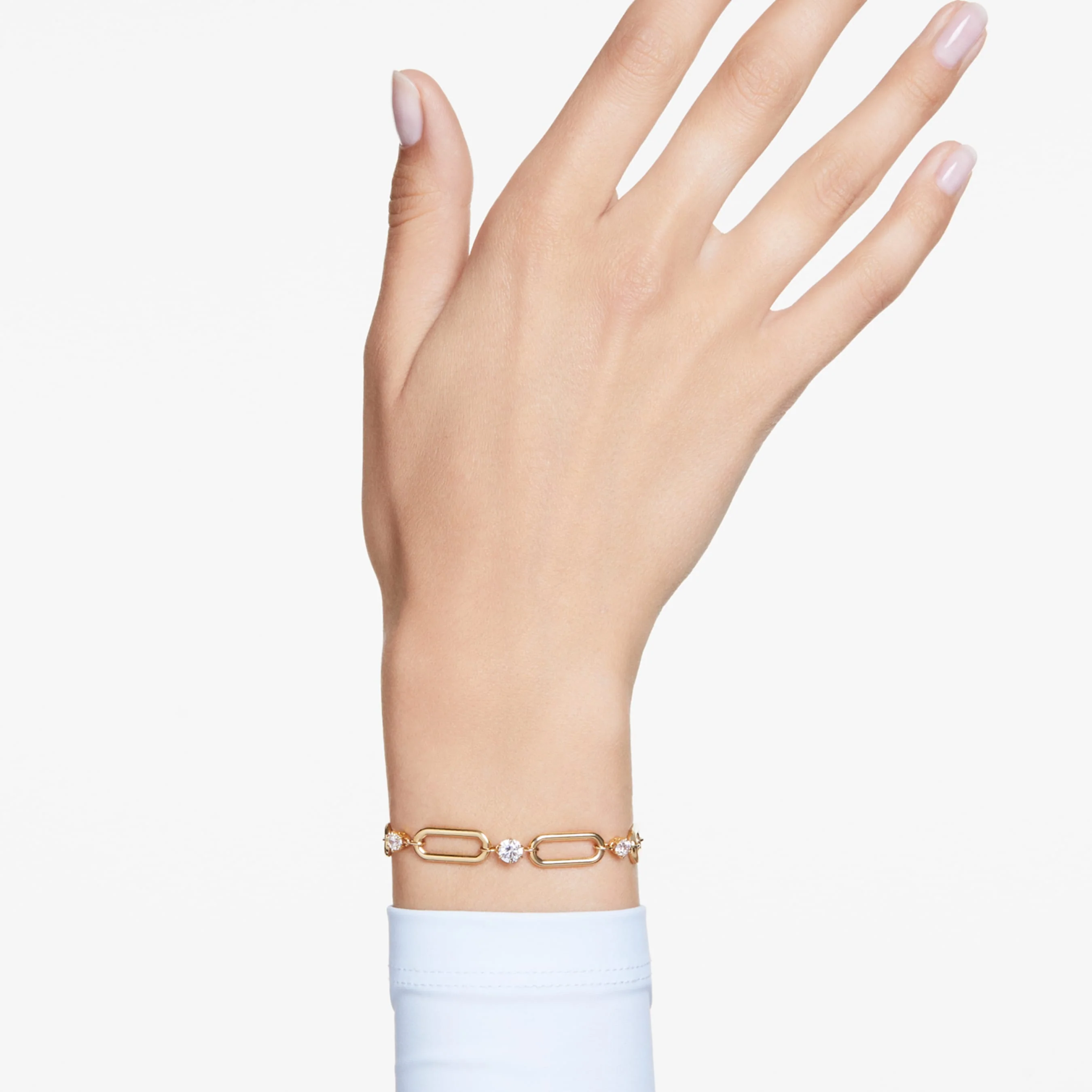 Constella bracelet White, Gold-tone plated - Image 5
