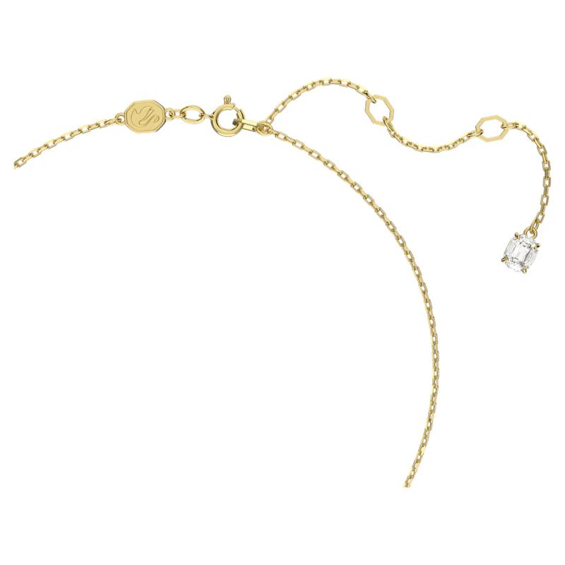 Constella pendant Round cut, White, Gold-tone plated - Image 3