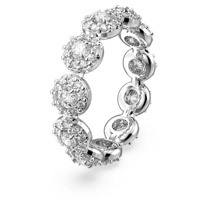 Constella ring Pavé, White, Rhodium plated - Image 2