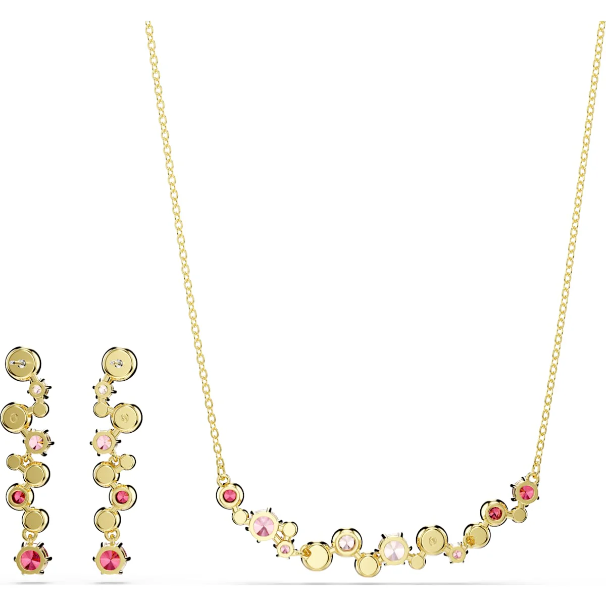Constella set, Mixed cuts, Multicolored, Gold-tone plated - Image 6