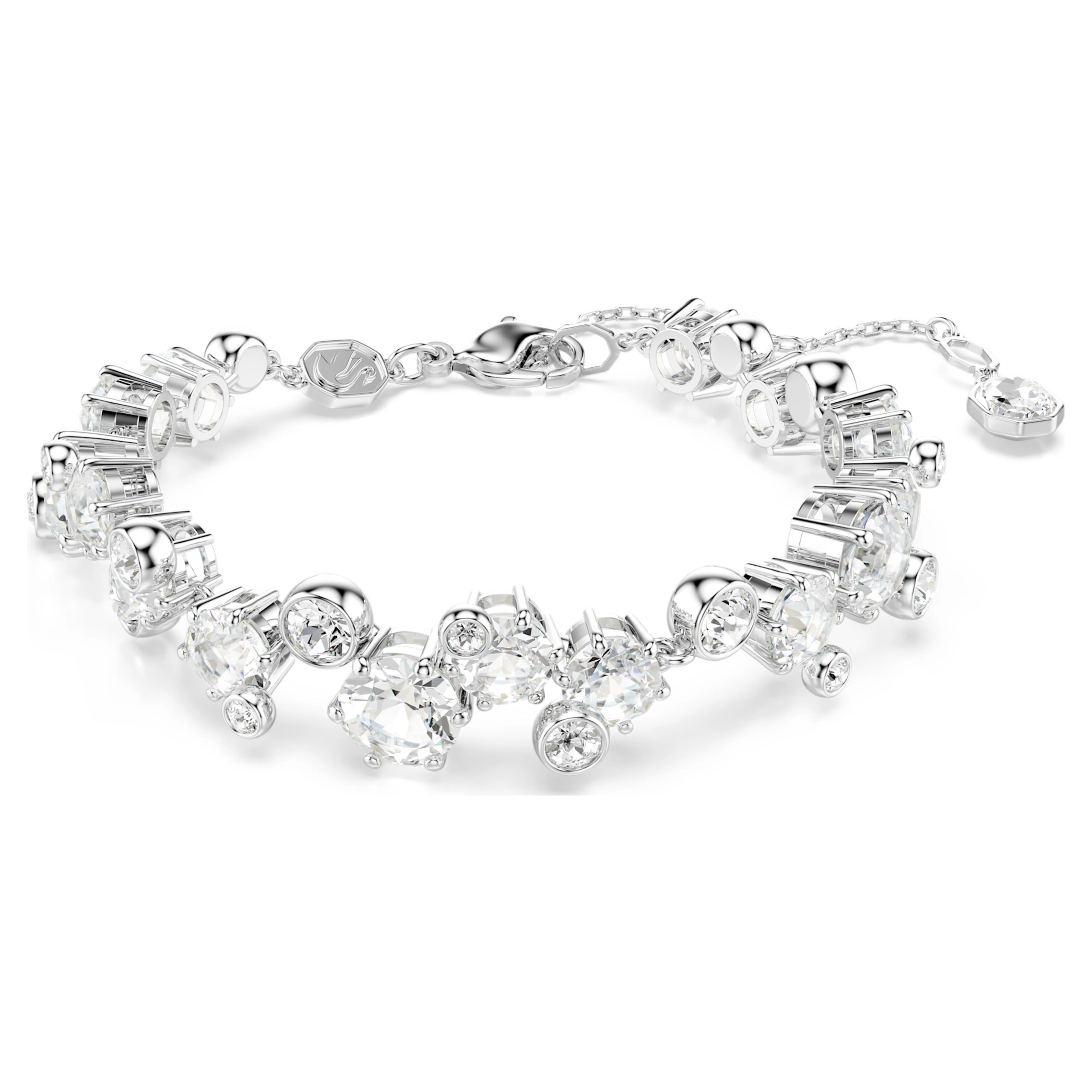 Constella set Mixed cuts, White, Rhodium plated - Image 4