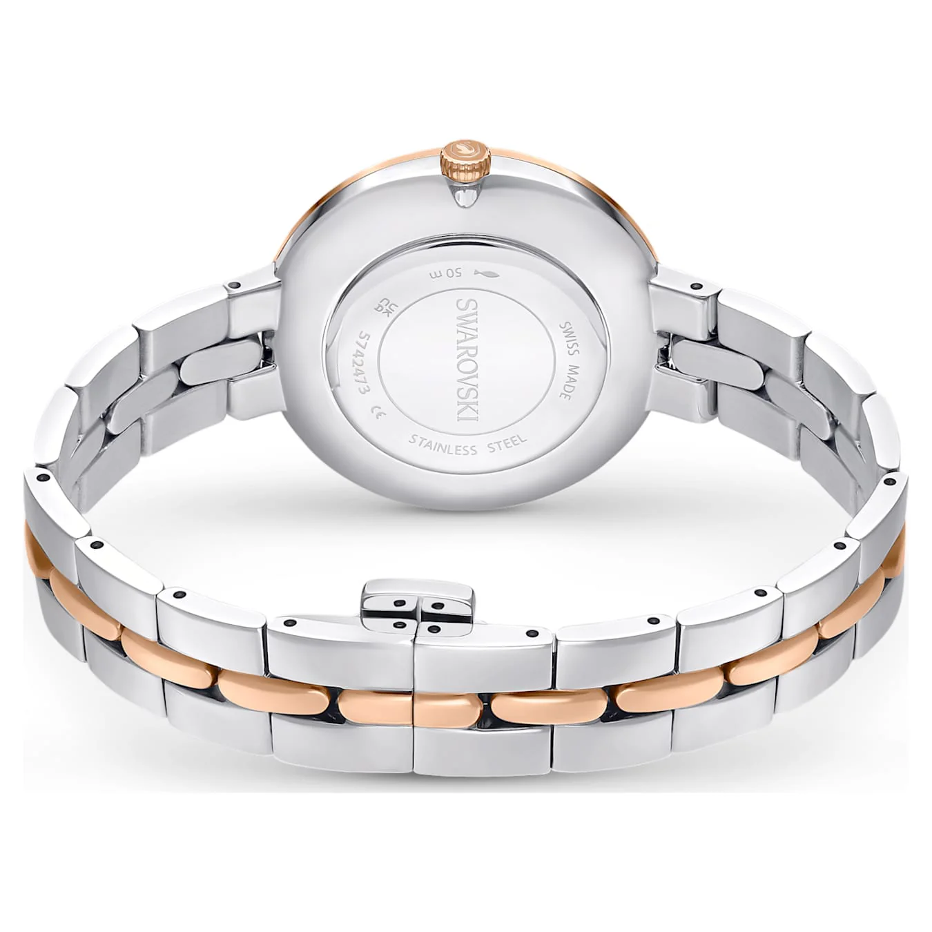 Cosmopolitan watch Swiss Made, Metal bracelet, Silver tone, Mixed metal finish - Image 3