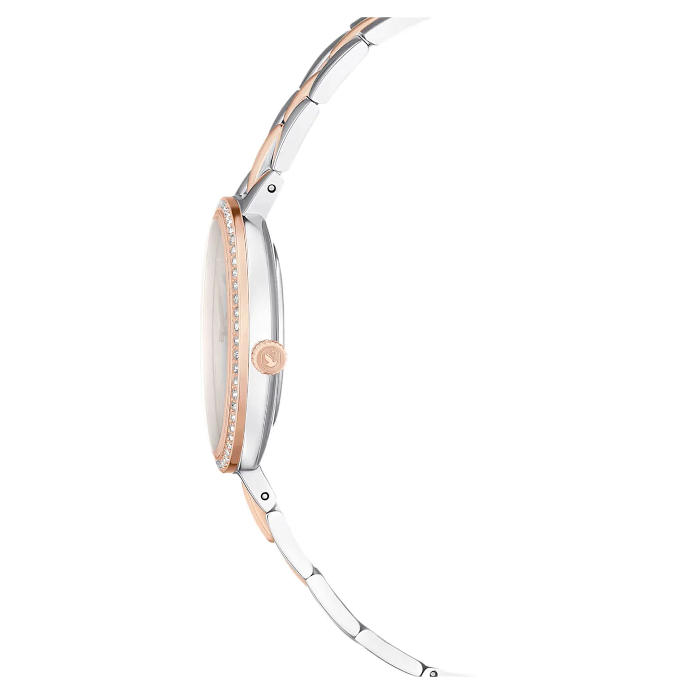 Cosmopolitan watch Swiss Made, Metal bracelet, Silver tone, Mixed metal finish - Image 5