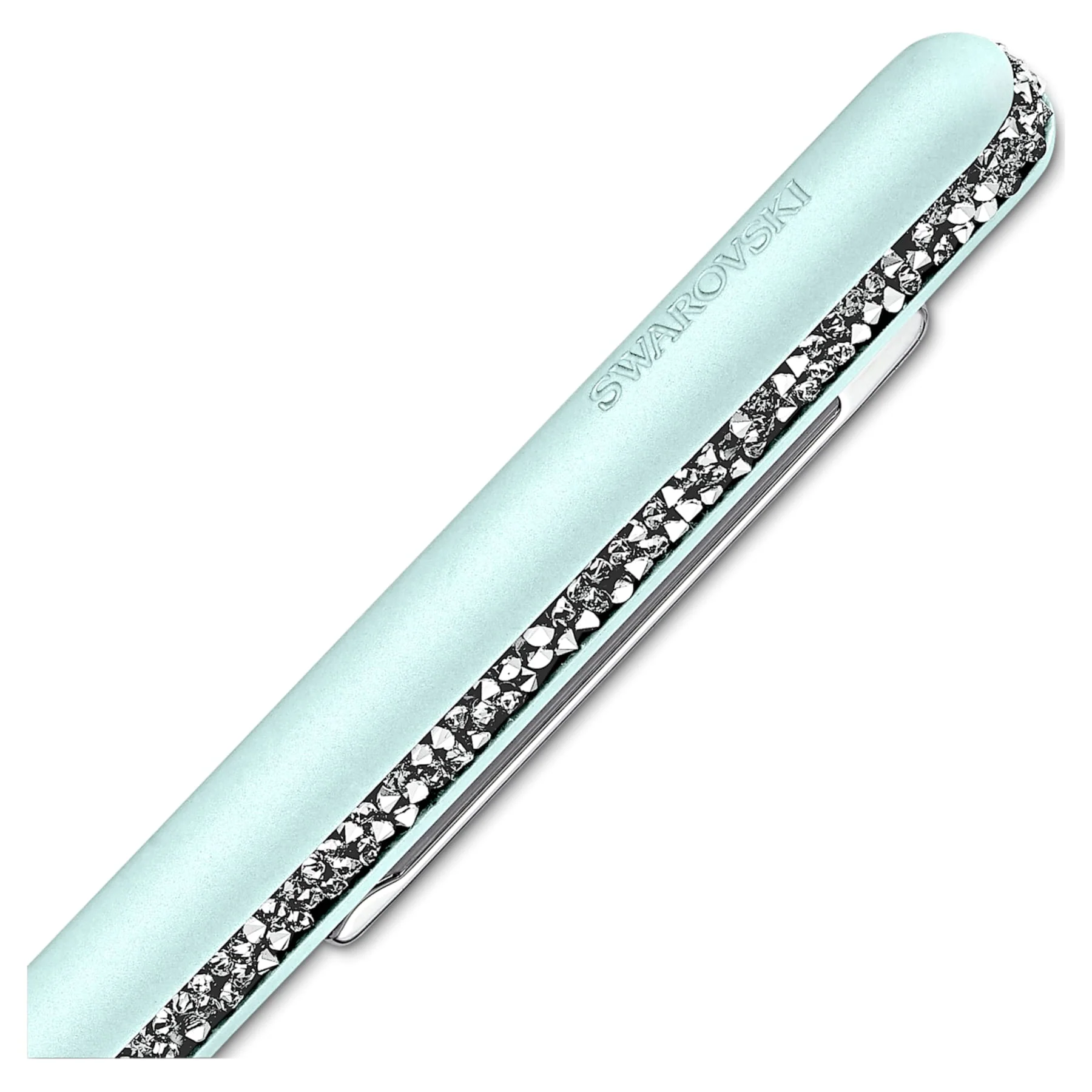 Crystal Shimmer Ballpoint Pen, Light Green, Chromed plated - Image 3