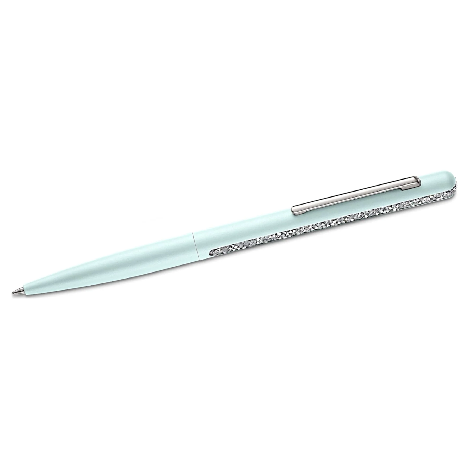 Crystal Shimmer Ballpoint Pen, Light Green, Chromed plated - Image 5