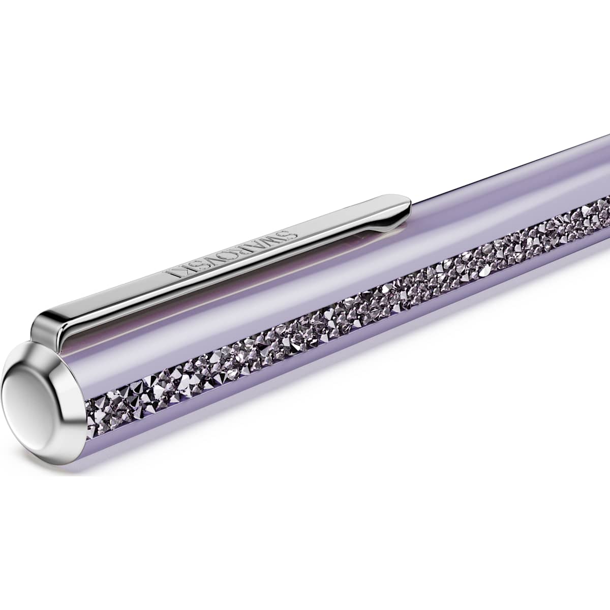 Crystal Shimmer Glide ballpoint pen Purple, Purple lacquered, Chrome plated - Image 4