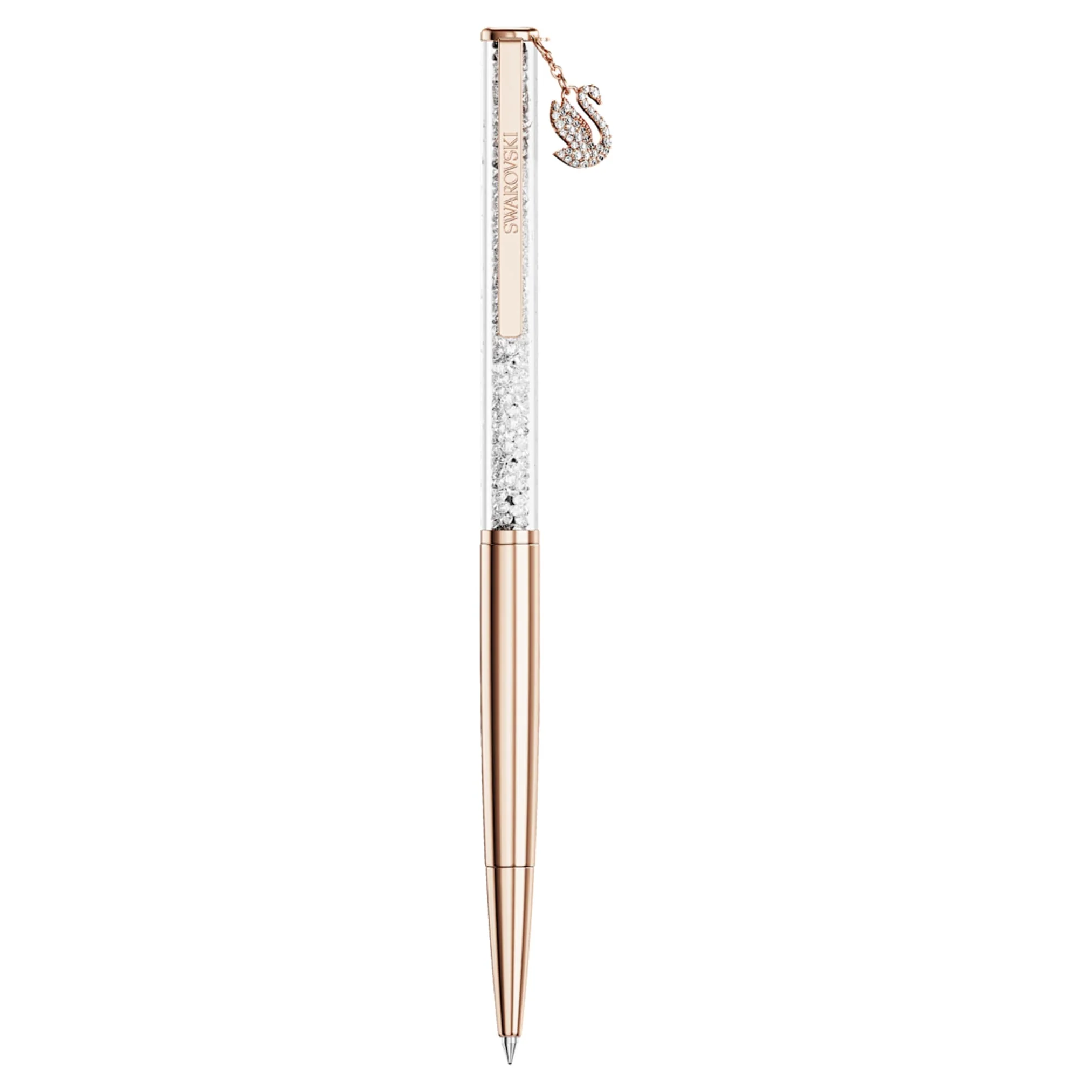 Crystalline ballpoint pen Swan, Rose gold-tone plated - Image 2