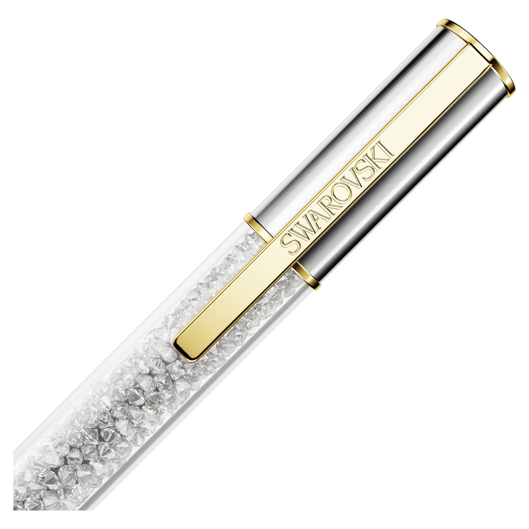 Crystalline Lustre ballpoint pen Silver tone, Mixed metal finish - Image 3