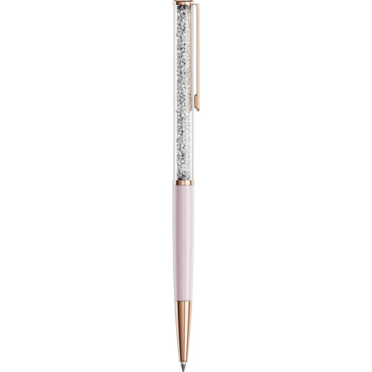 Crystalline Silk ballpoint pen Pink, Pink lacquered, Rose gold-tone plated - Image 2