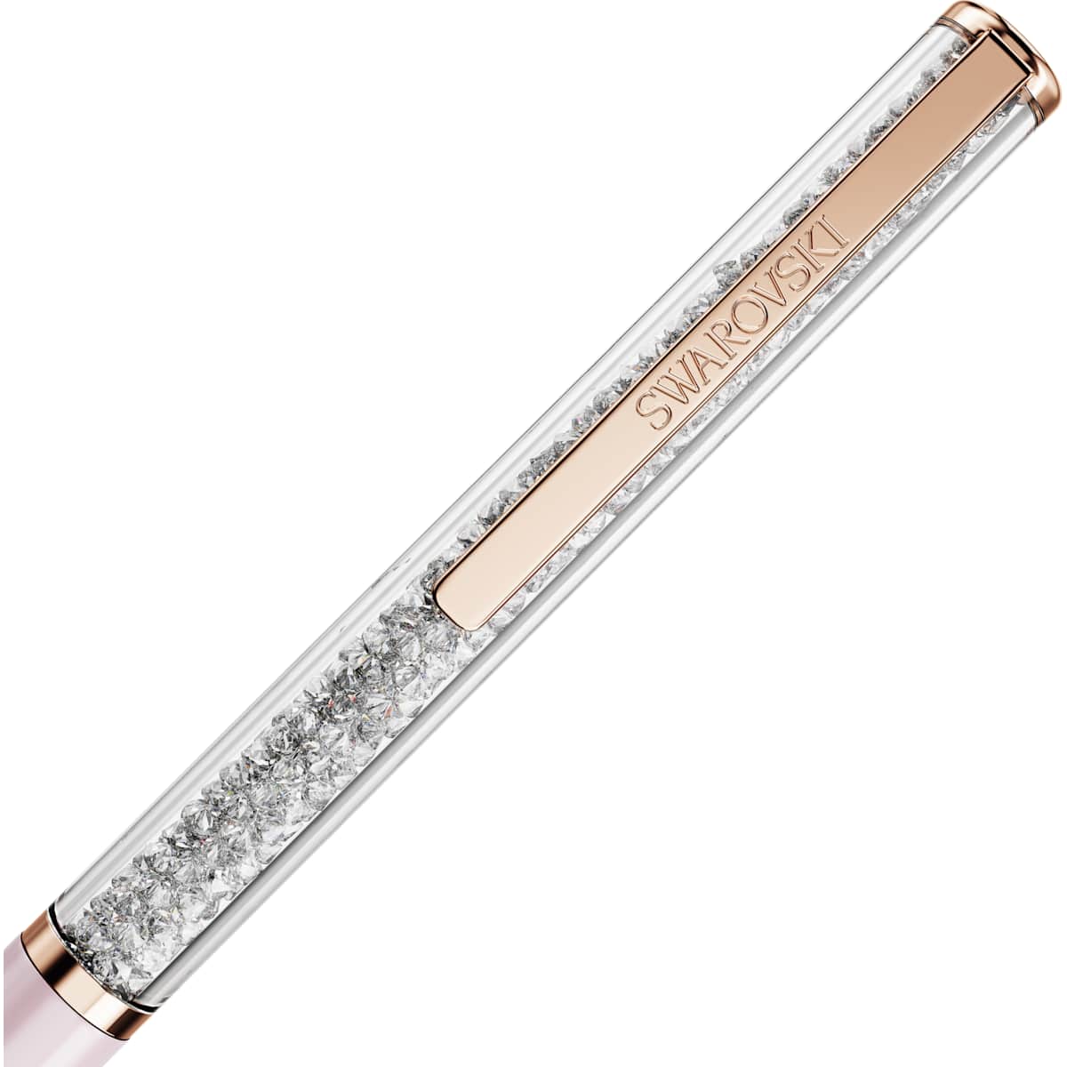 Crystalline Silk ballpoint pen Pink, Pink lacquered, Rose gold-tone plated - Image 3