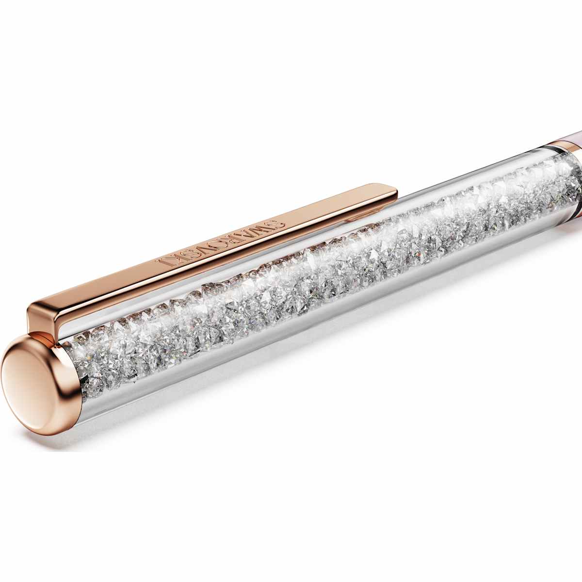 Crystalline Silk ballpoint pen Pink, Pink lacquered, Rose gold-tone plated - Image 4