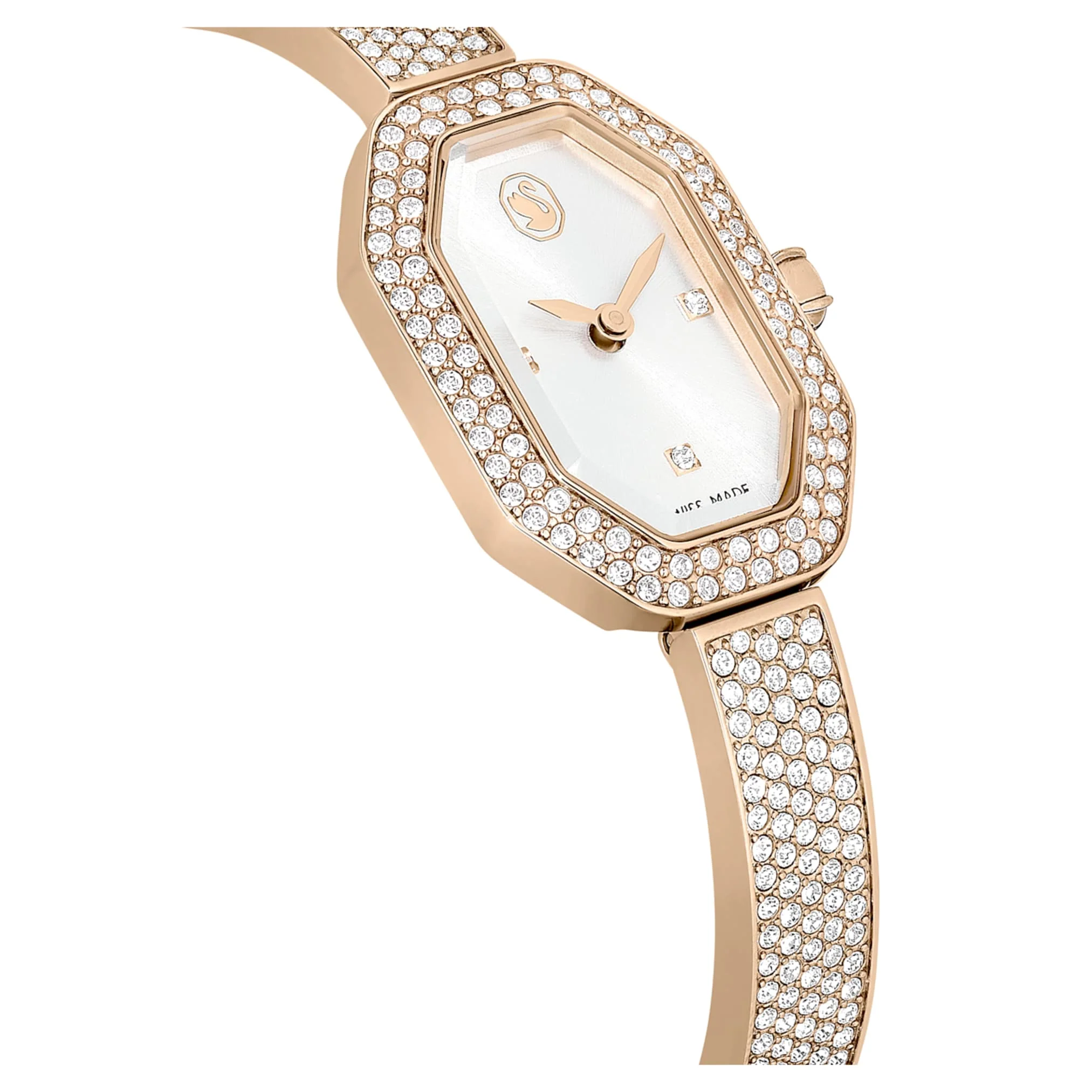 Dextera Bangle watch Swiss Made, Metal bracelet, Gold tone, Champagne gold-tone finish - Image 5