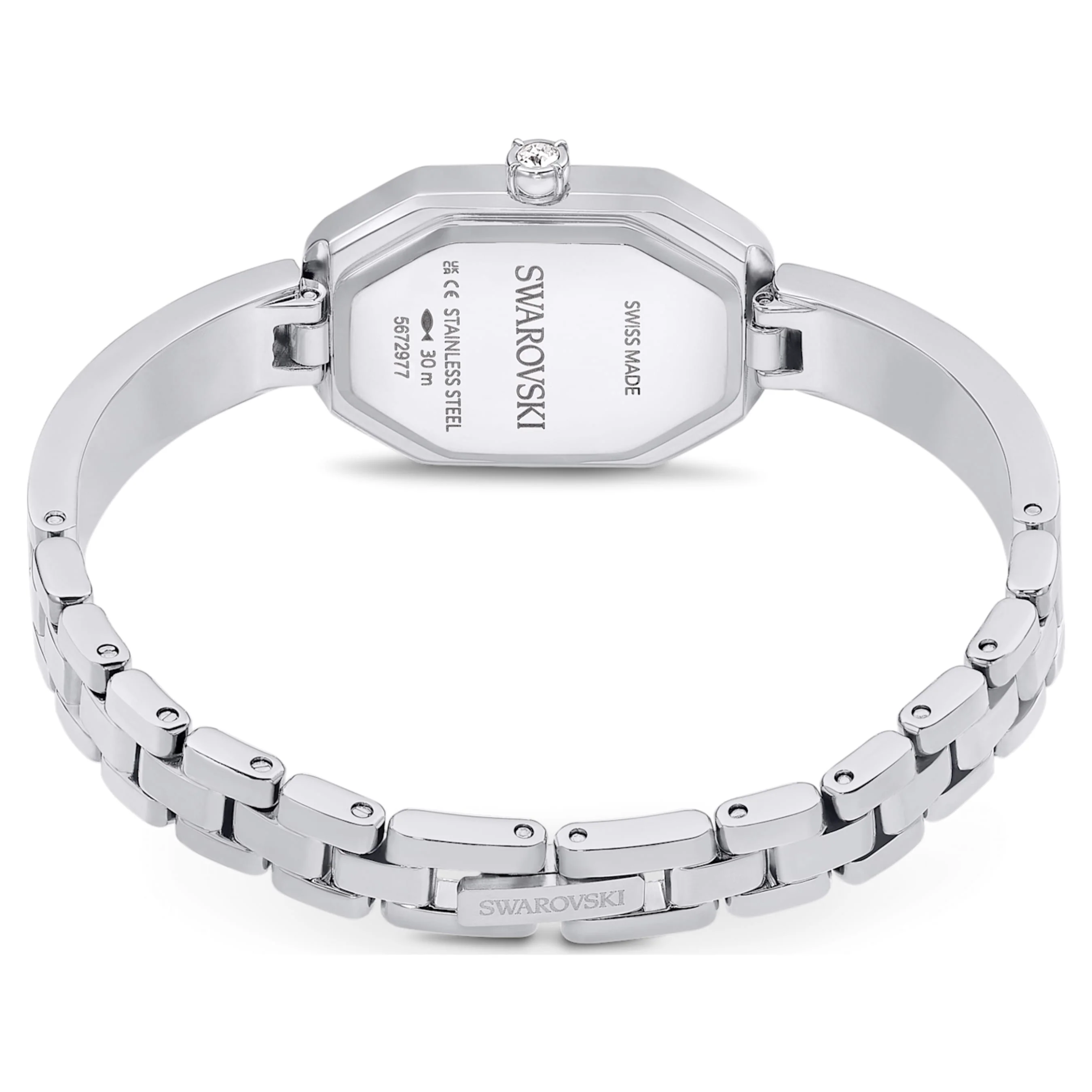 Dextera Bangle watch Swiss Made, Metal bracelet, Silver tone, Stainless steel - Image 3