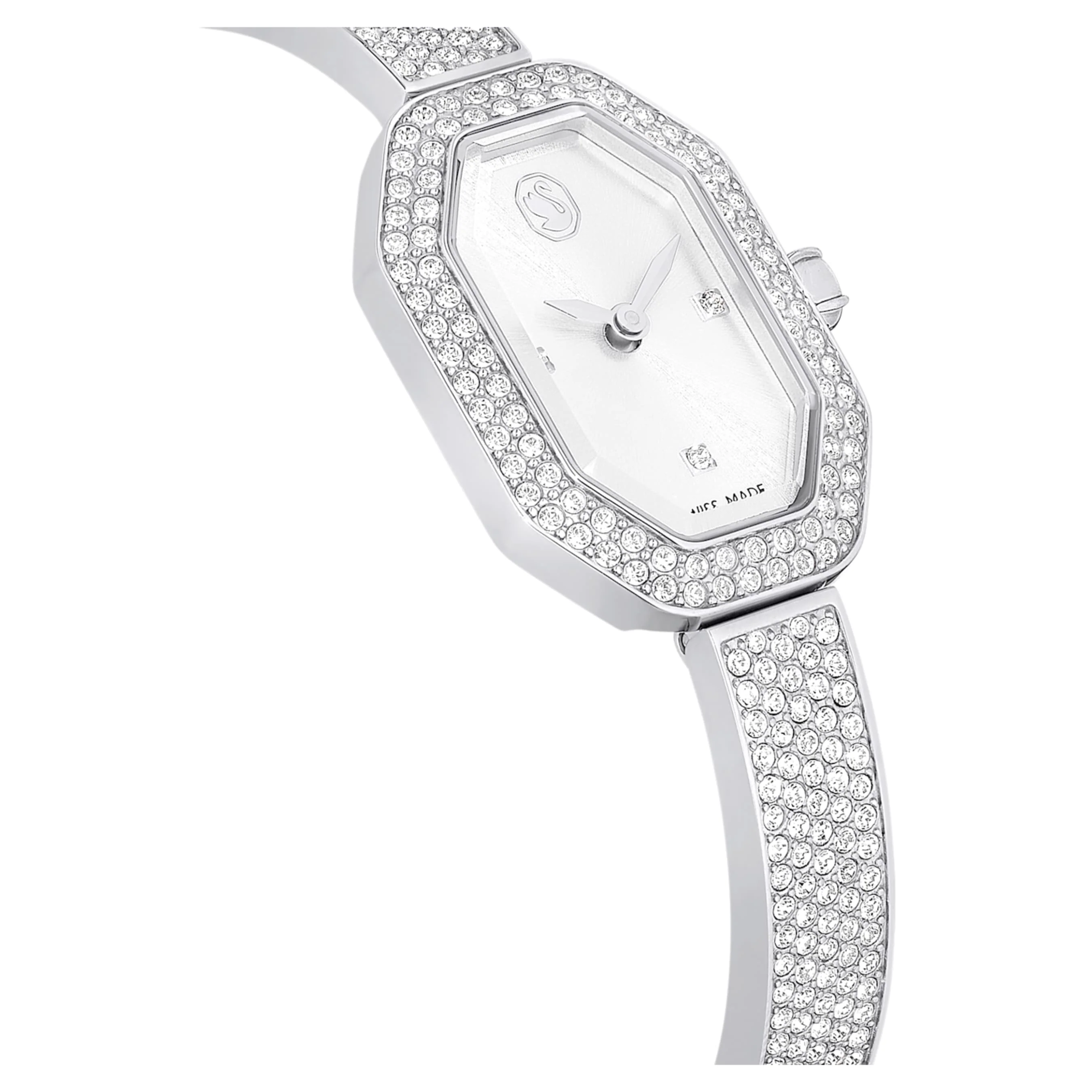 Dextera Bangle watch Swiss Made, Metal bracelet, Silver tone, Stainless steel - Image 5
