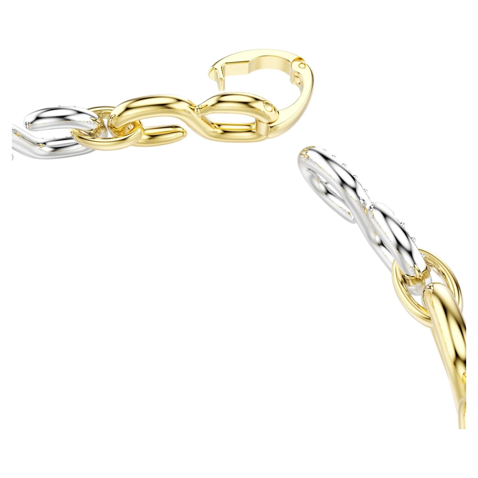 Dextera bracelet Round cut, White, Mixed metal finish - Image 3