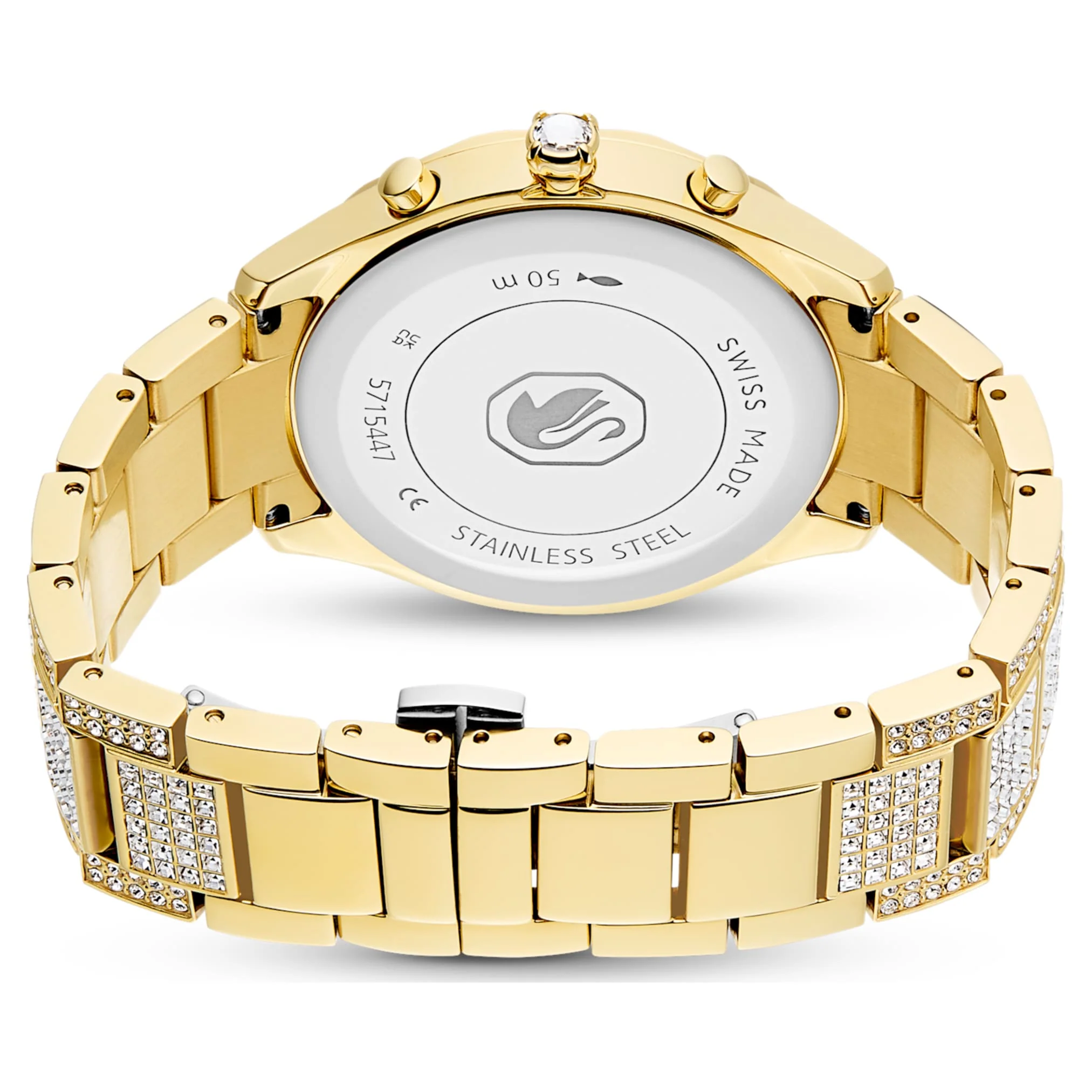 Dextera lux watch Swiss Made, Metal bracelet, Gold tone, Gold-tone finish - Image 3