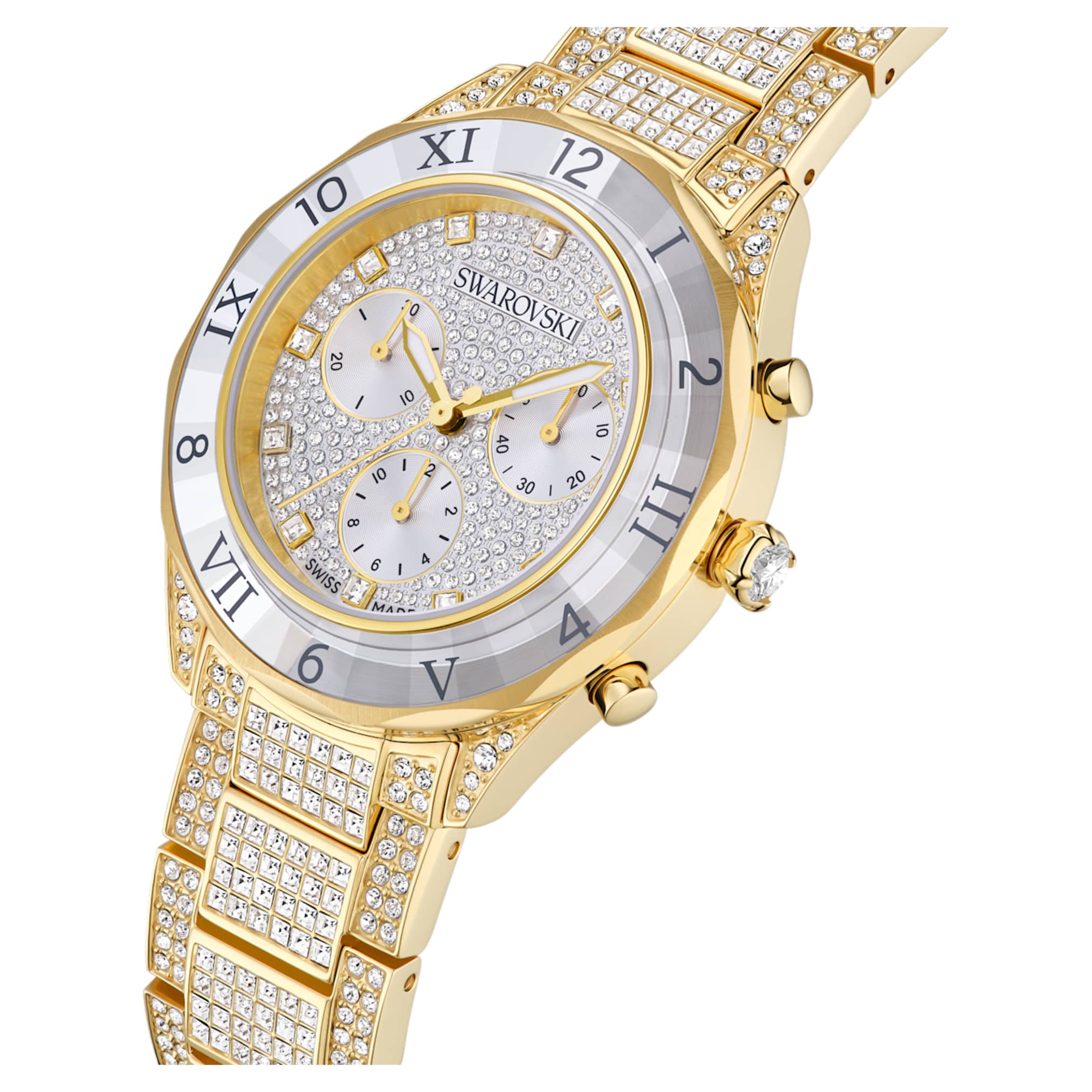 Dextera lux watch Swiss Made, Metal bracelet, Gold tone, Gold-tone finish - Image 4