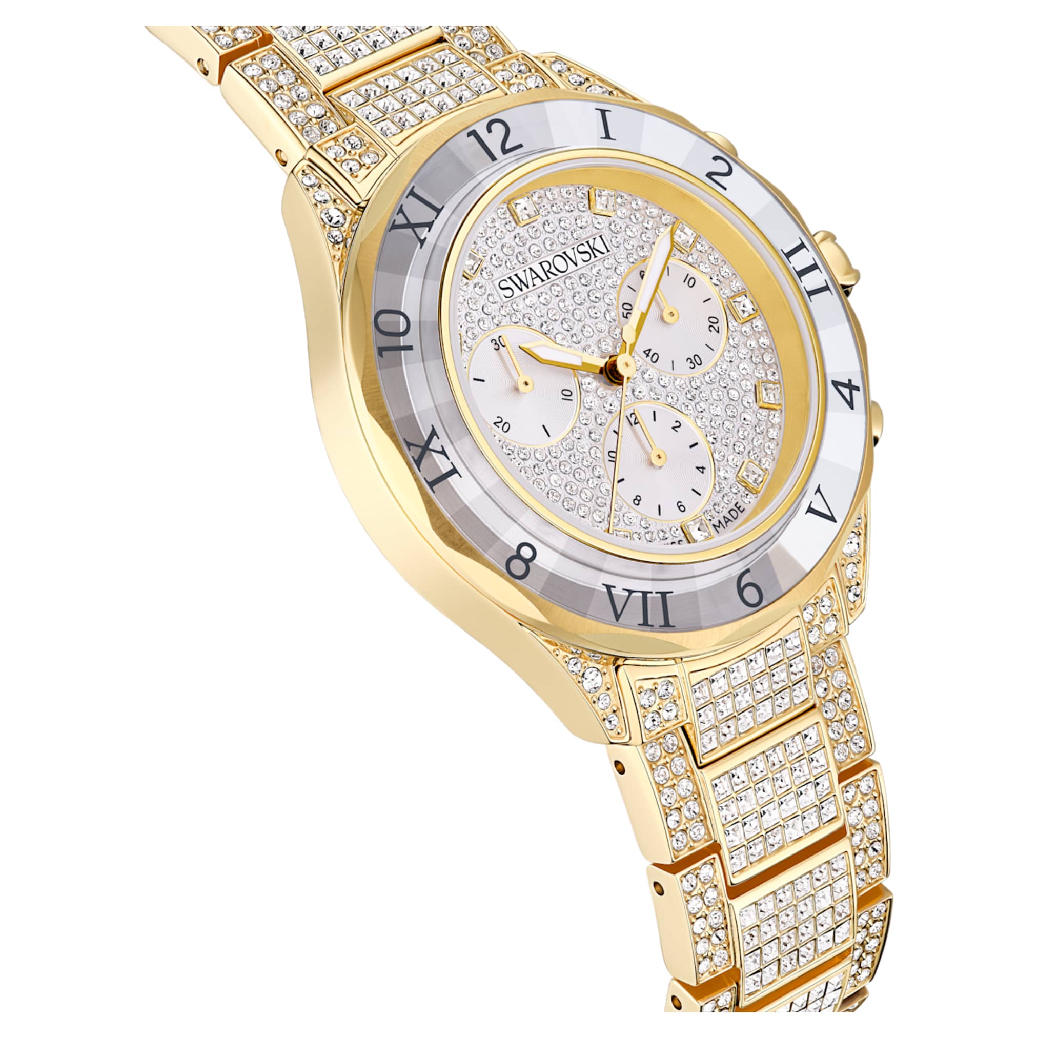 Dextera lux watch Swiss Made, Metal bracelet, Gold tone, Gold-tone finish - Image 6