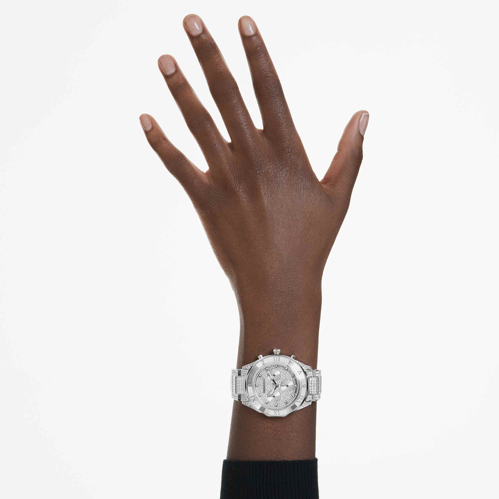 Dextera Lux watch Swiss Made, Metal bracelet, Silver tone, Stainless Steel - Image 9