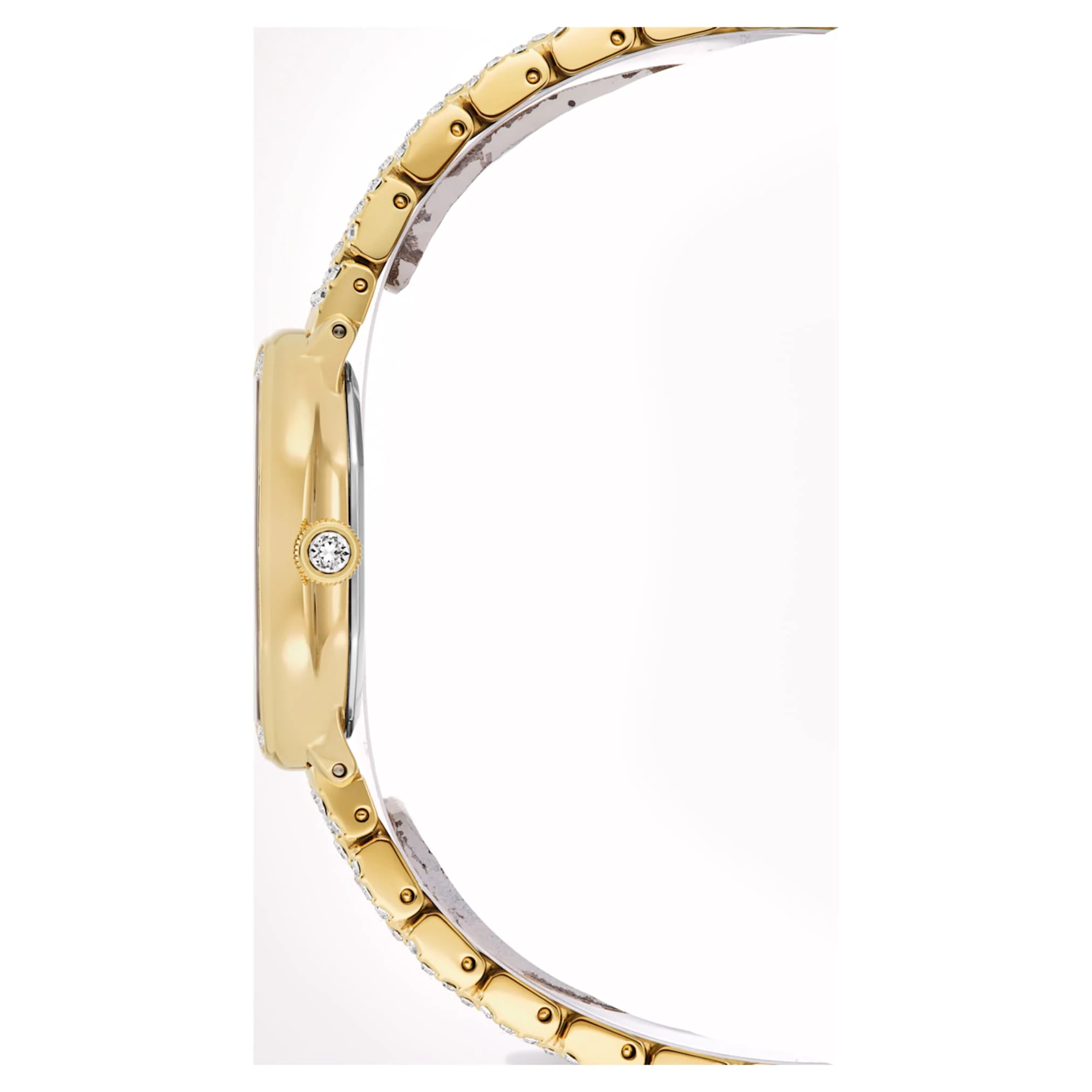 Dextera octagon watch Swiss Made, Metal bracelet, Gold tone, Gold-tone finish - Image 5