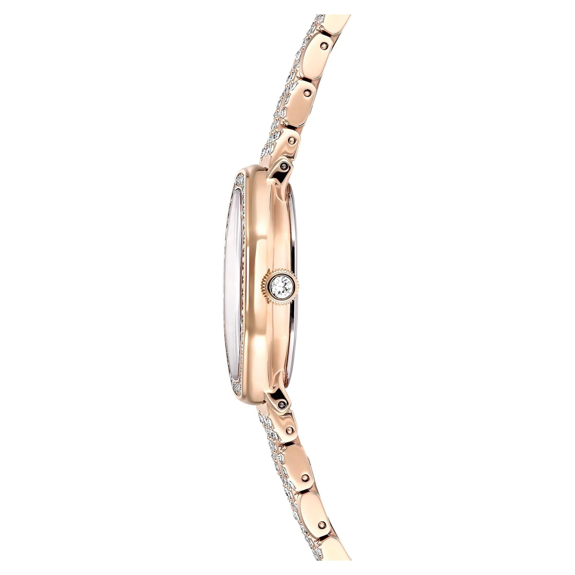 Dextera Octagon watch Swiss Made, Metal bracelet, Gold tone, Rose gold-tone finish - Image 6