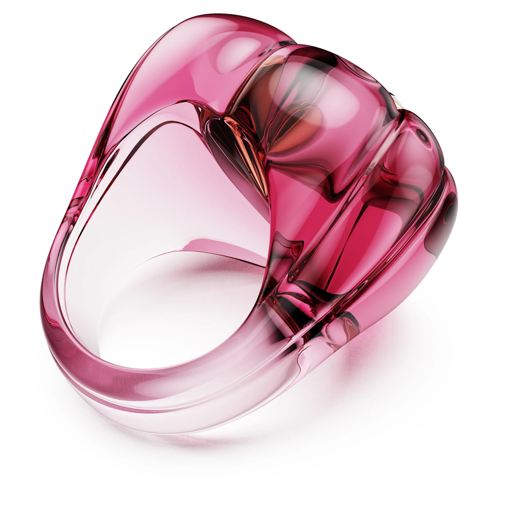 Dulcis cocktail ring Heart cut, Pavé, Heart, Pink - Image 4