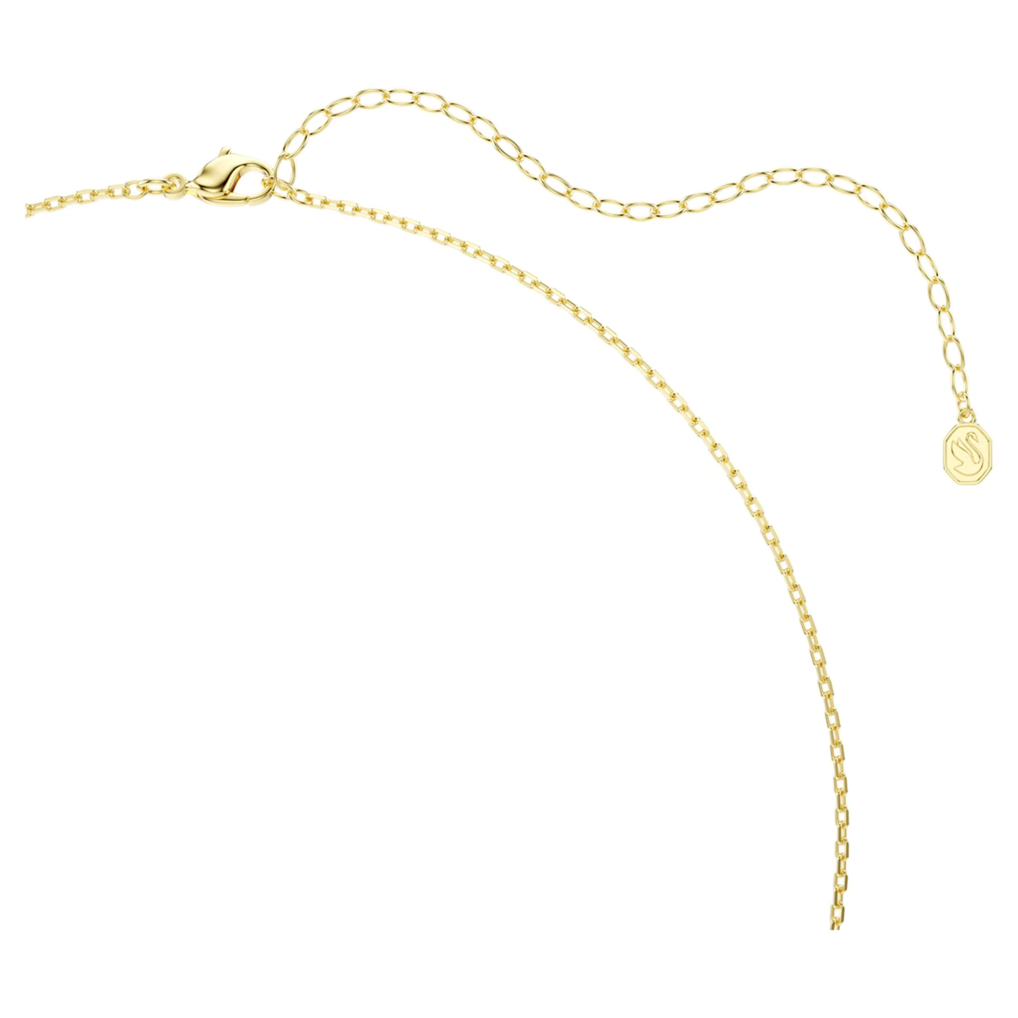Gema pendant Mixed cuts, Multicolored, Gold-tone plated - Image 4