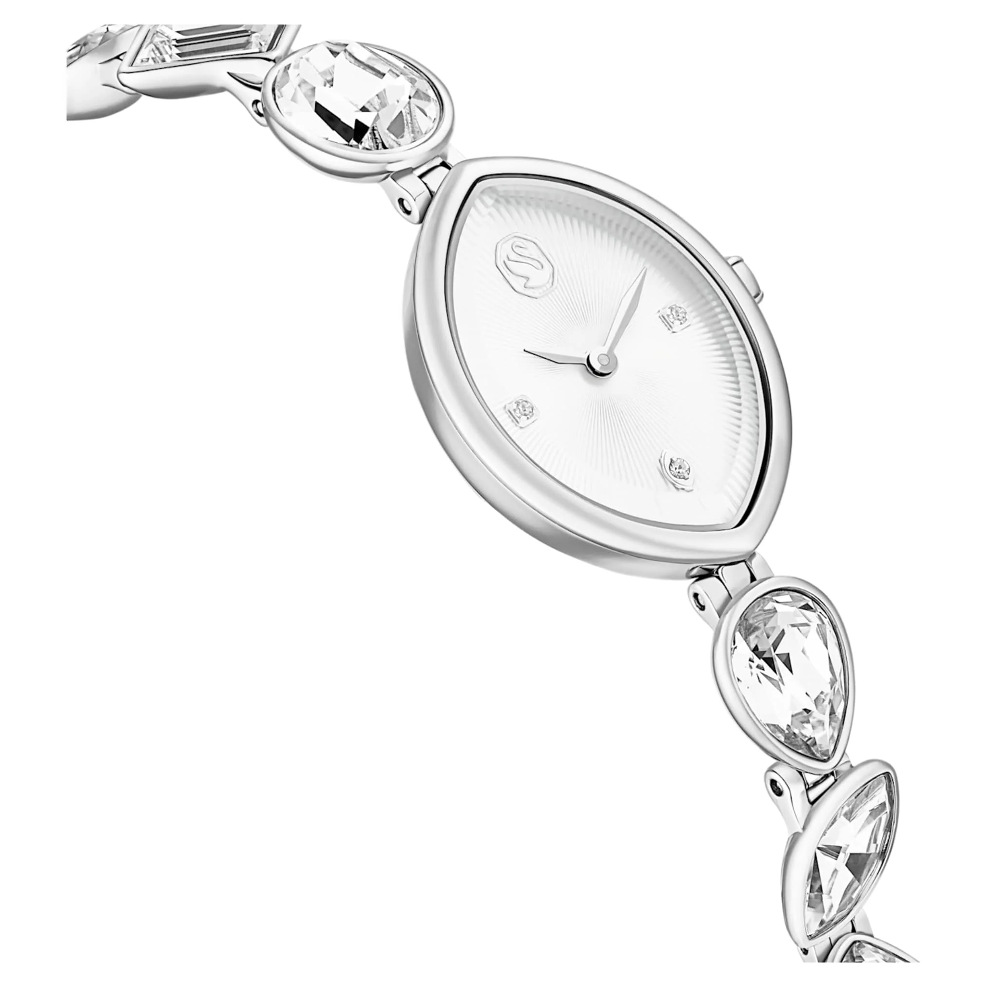 Gema watch Crystal bracelet, Silver tone, Stainless steel - Image 6