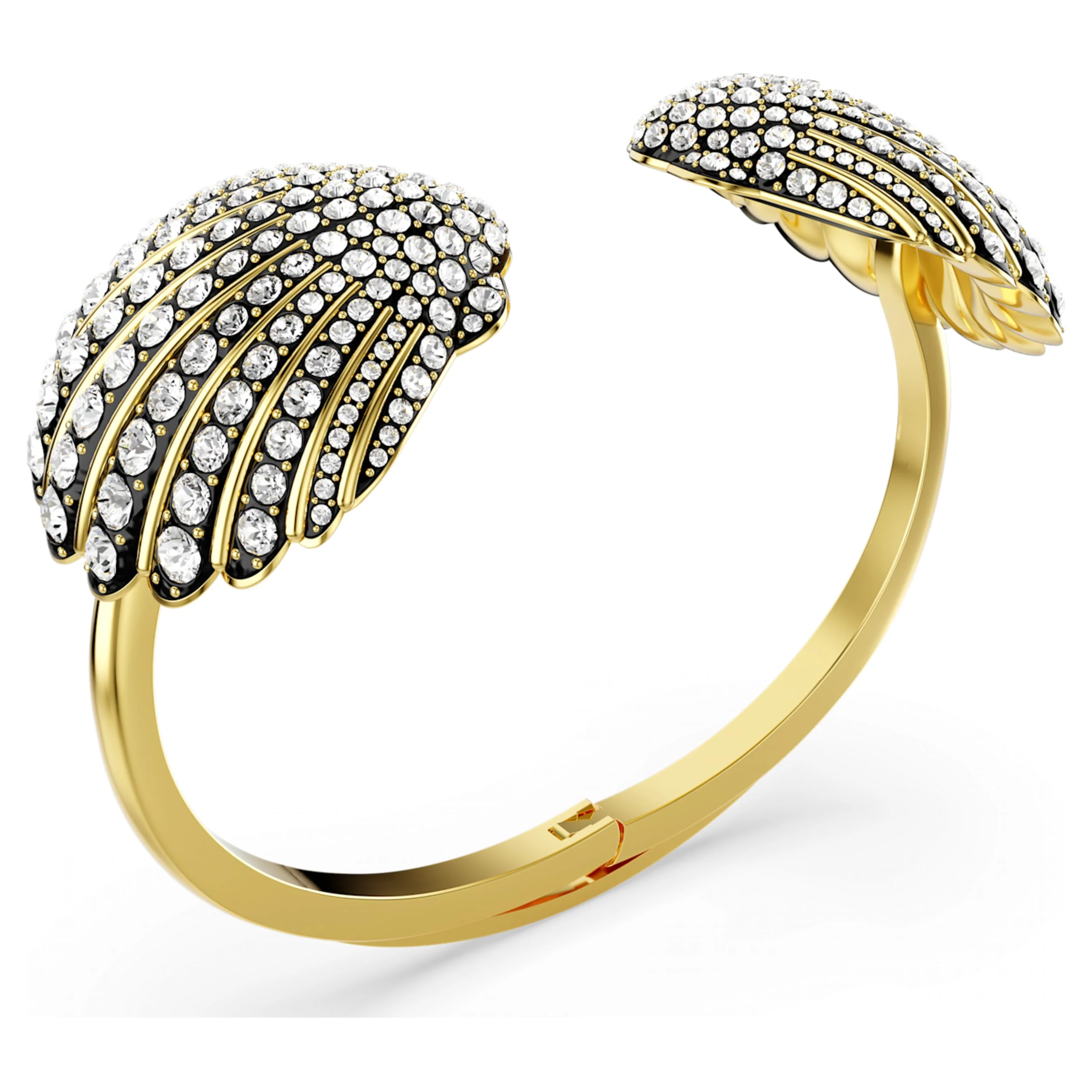 Idyllia bangle Shell, White, Gold-tone plated - Image 3