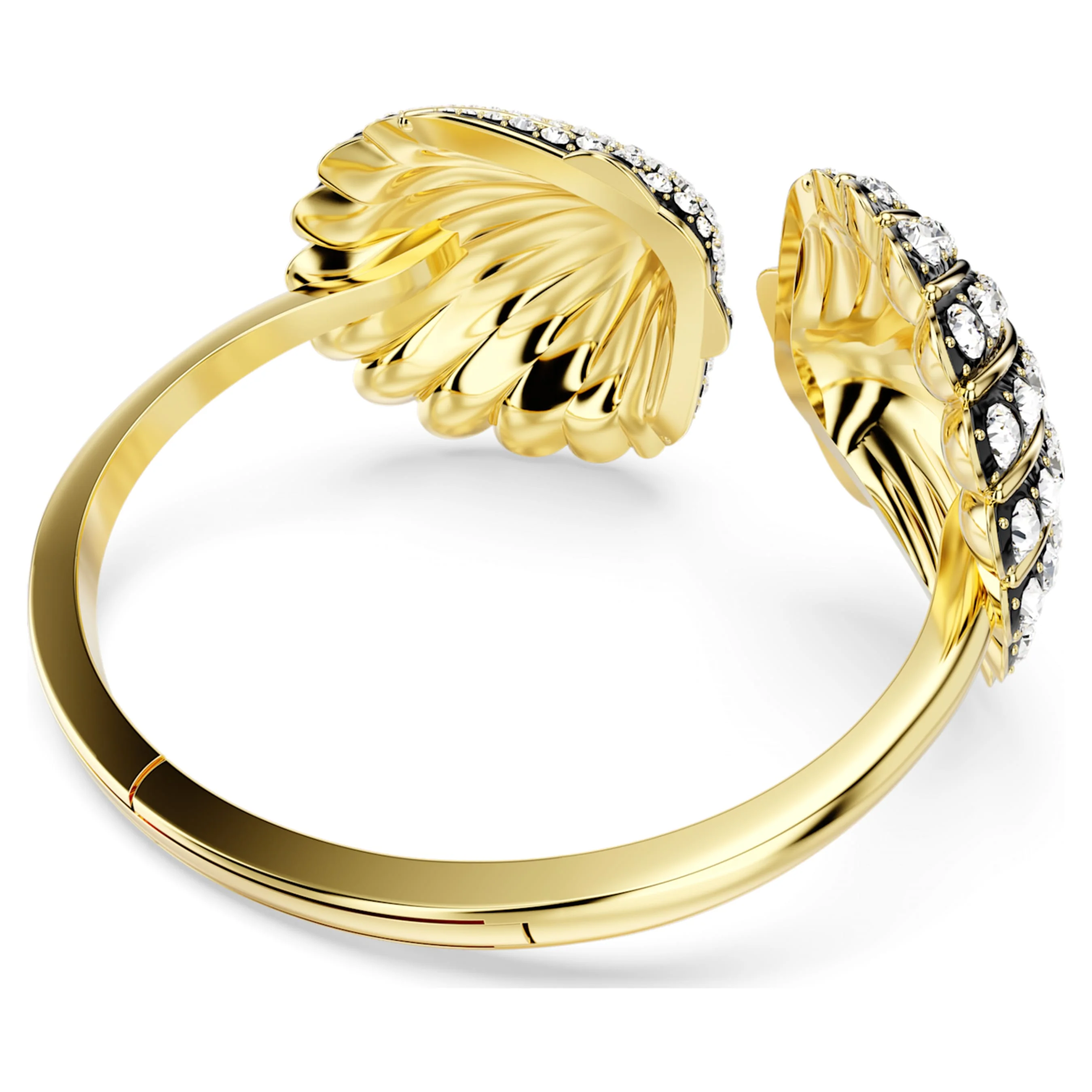 Idyllia bangle Shell, White, Gold-tone plated - Image 4