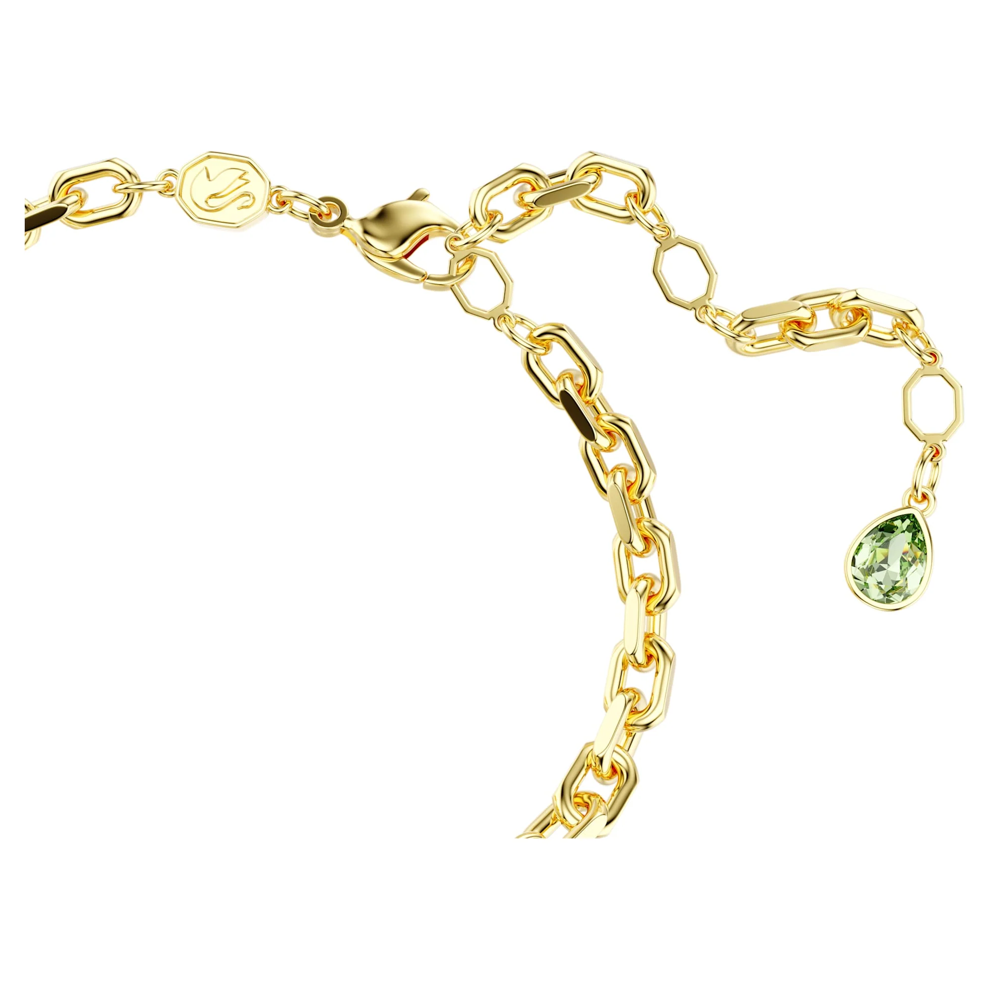 Idyllia bracelet Mixed cuts, Flower, Multicolored, Gold-tone plated - Image 3