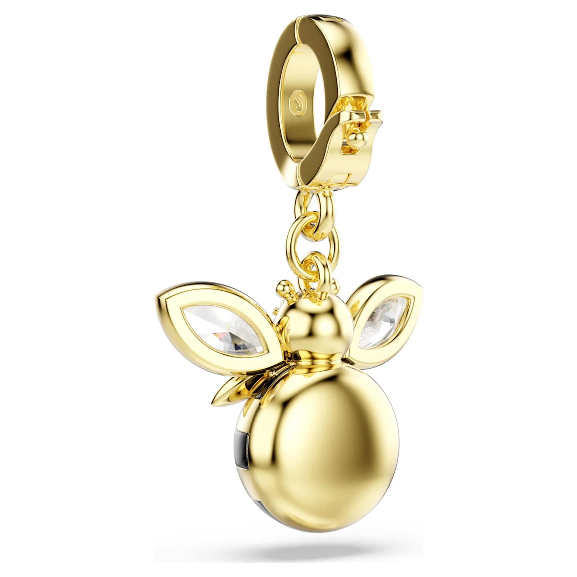 Idyllia charm Mixed cuts, Bee, Multicolored, Gold-tone plated - Image 5