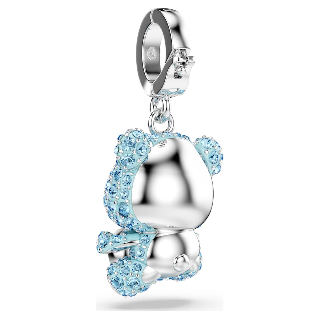 Idyllia charm Mixed cuts, Teddy, Blue, Rhodium plated - Image 4