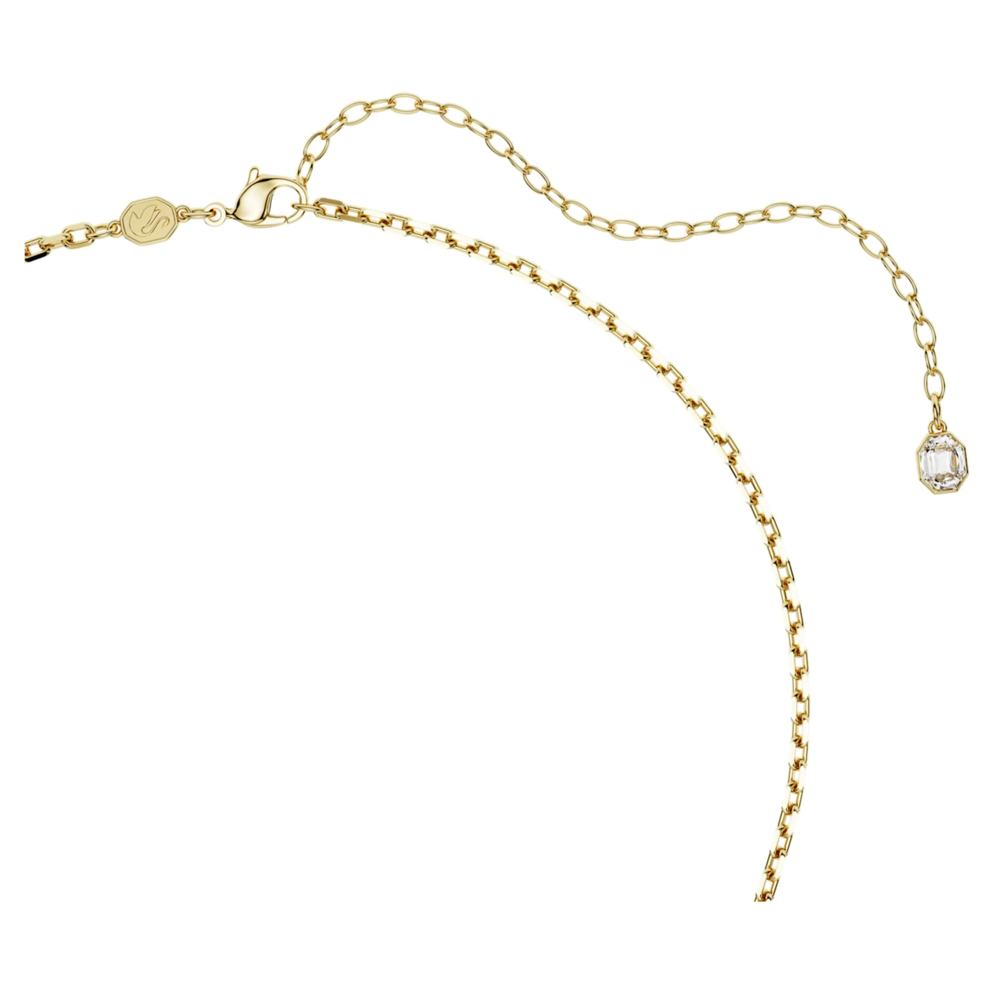 Idyllia pendant Mixed cuts, Apple, Green, Gold-tone plated - Image 3