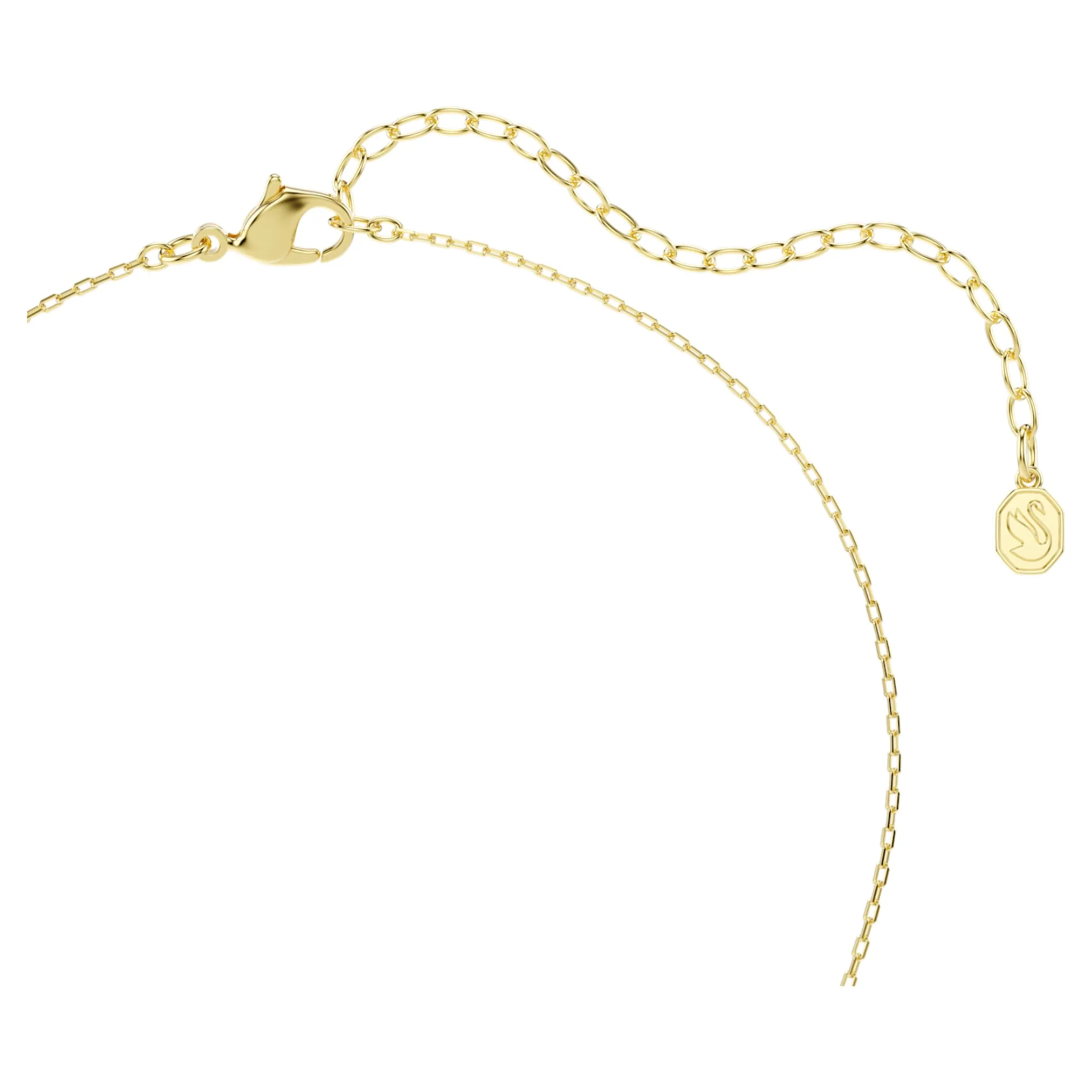 Idyllia pendant Mixed cuts, Heart, Key, Pink, Gold-tone plated - Image 4