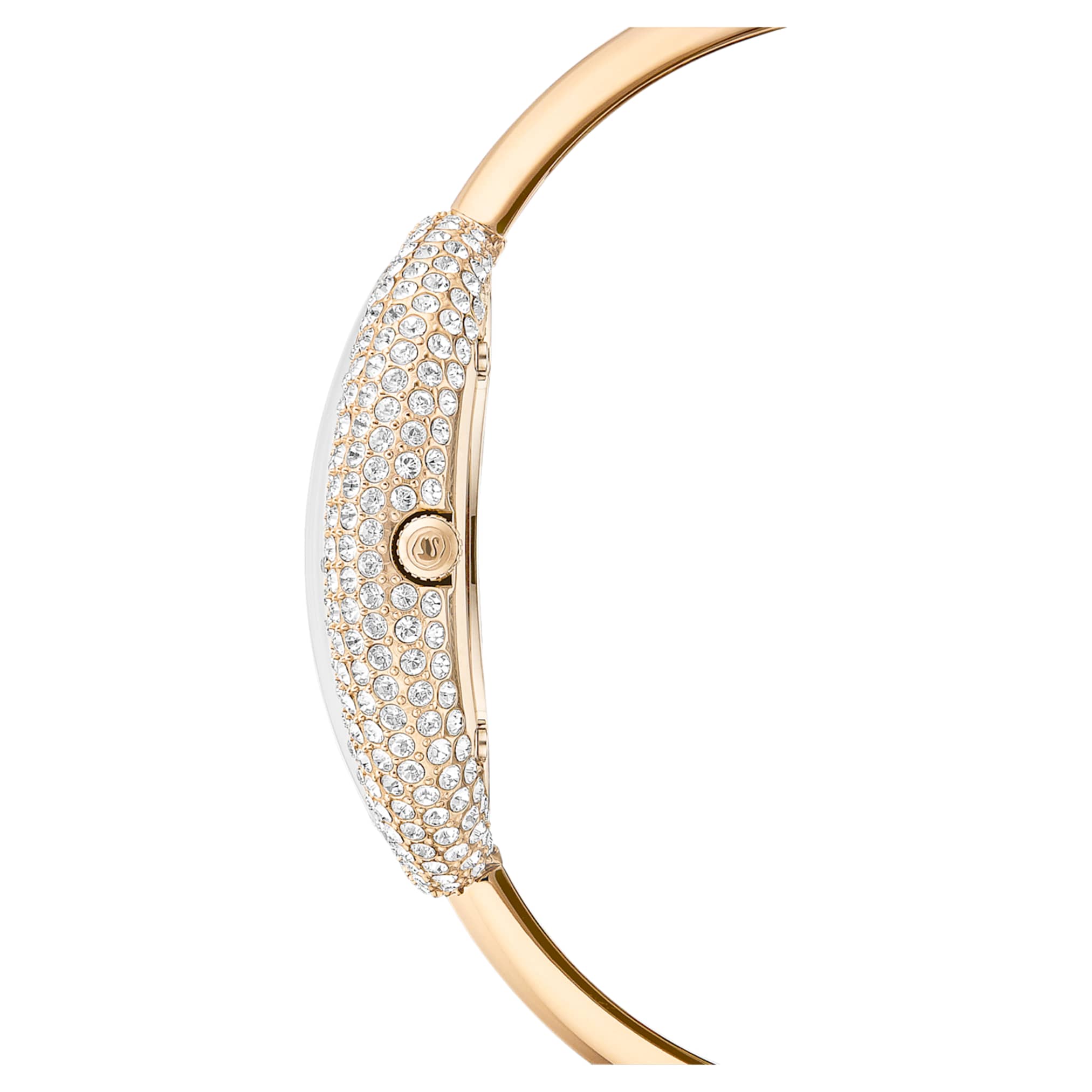 Imber bangle watch Swiss Made, Metal bracelet, Gold tone, Champagne gold-tone finish - Image 5
