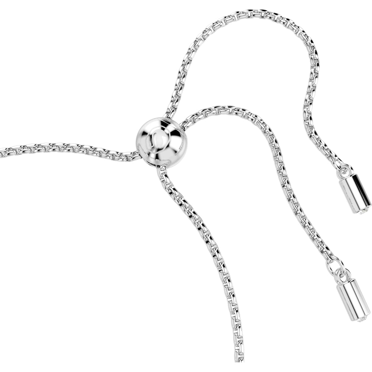 Imber Tennis bracelet, Mixed round cuts, Blue, Rhodium plated - Image 3