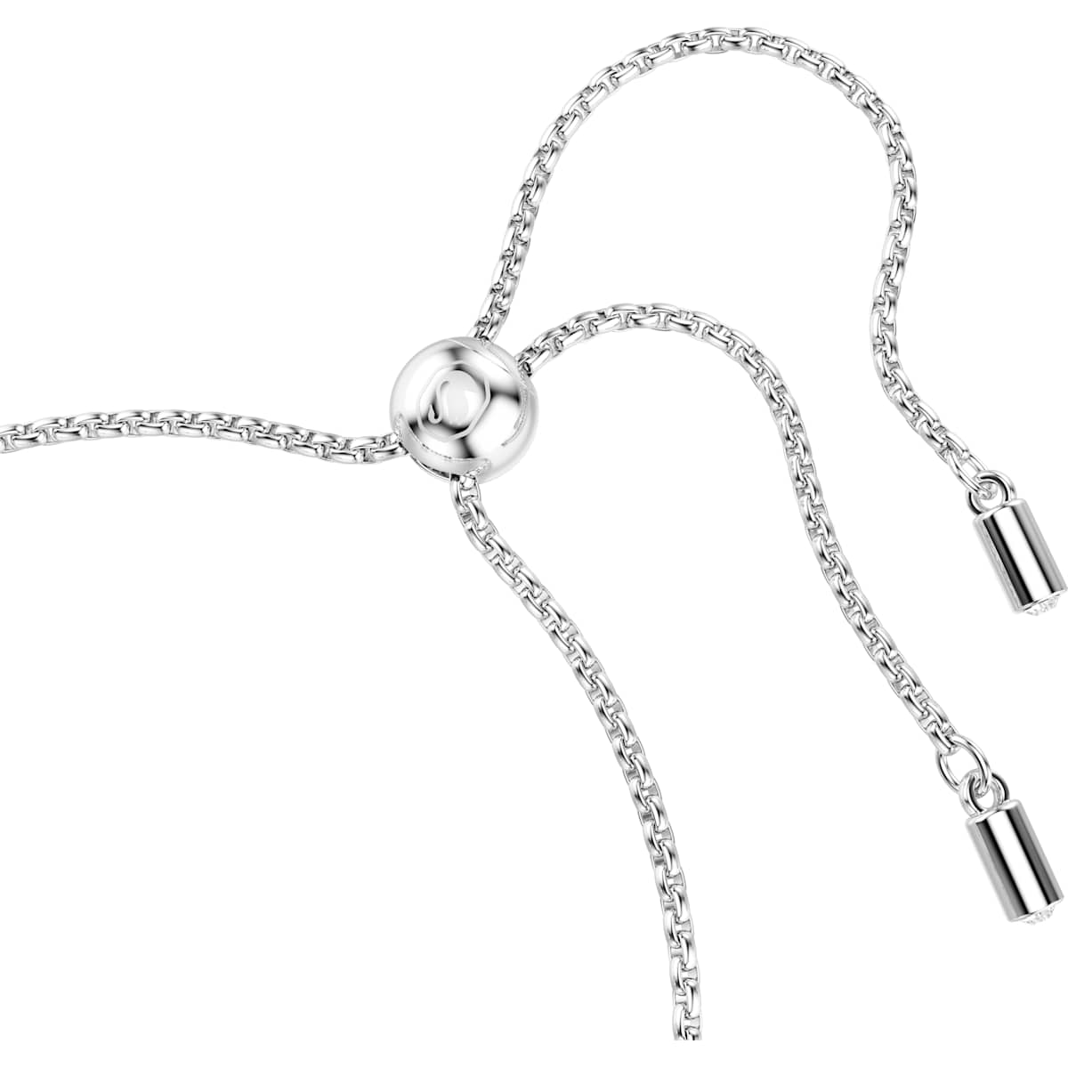 Imber Tennis bracelet Mixed round cuts, White, Rhodium plated - Image 3
