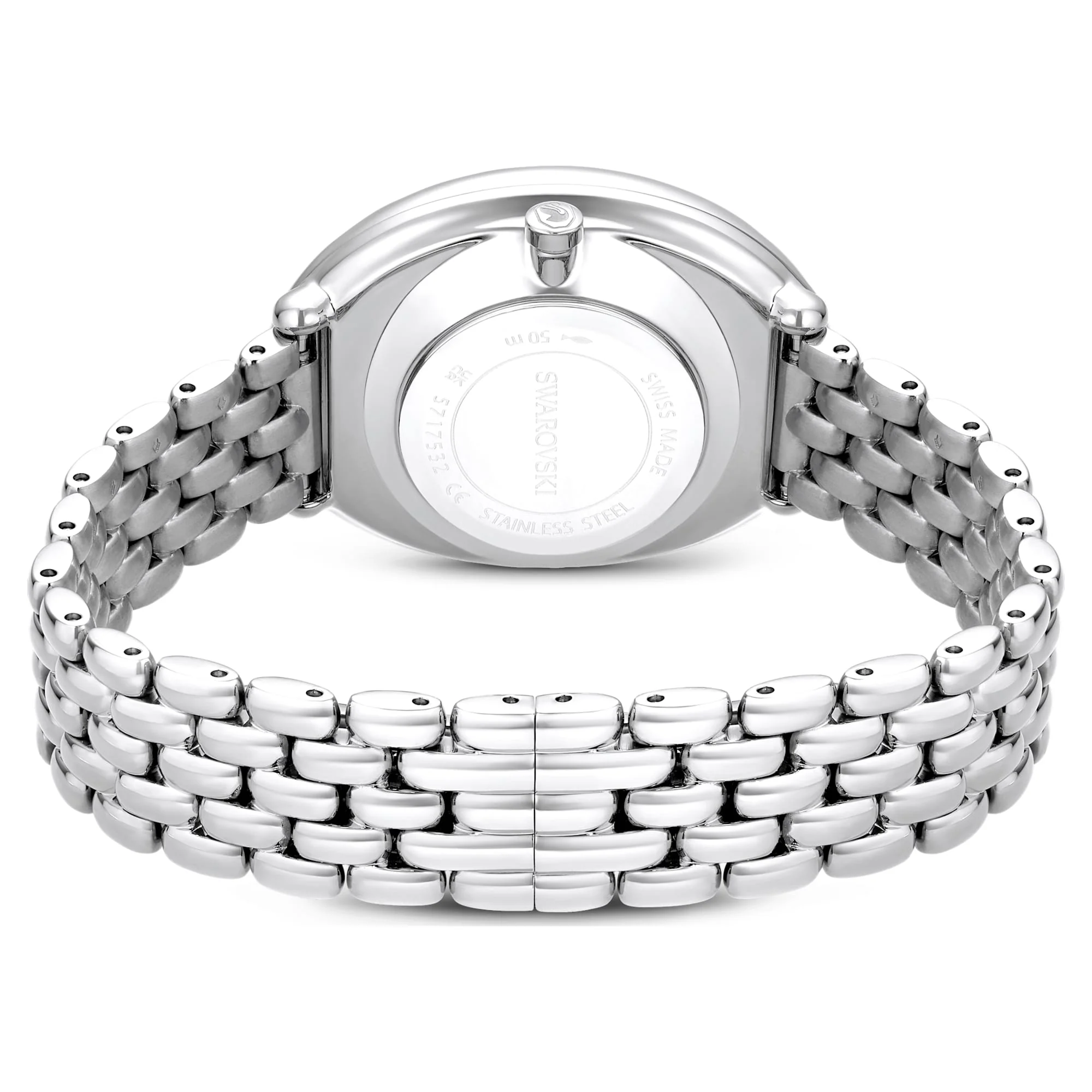 Imber watch Swiss Made, Metal bracelet, Silver tone, Stainless steel - Image 3