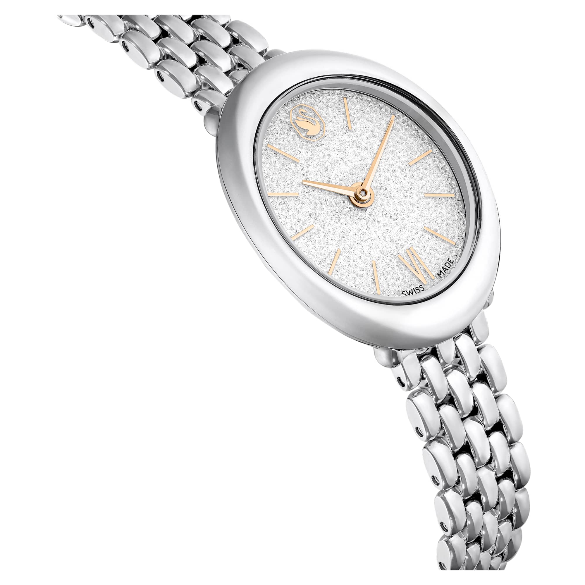 Imber watch Swiss Made, Metal bracelet, Silver tone, Stainless steel - Image 5