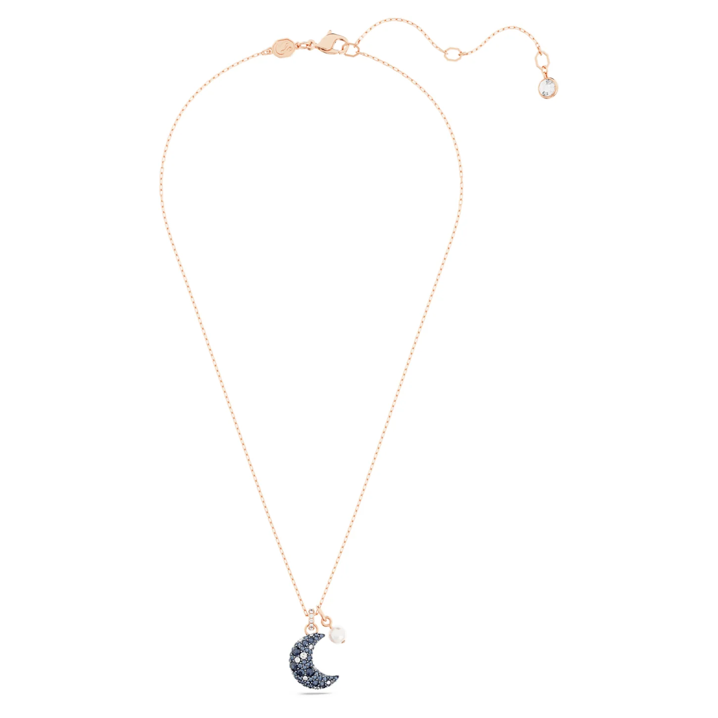 Luna pendant Moon, Multicolored, Rose gold-tone plated - Image 2