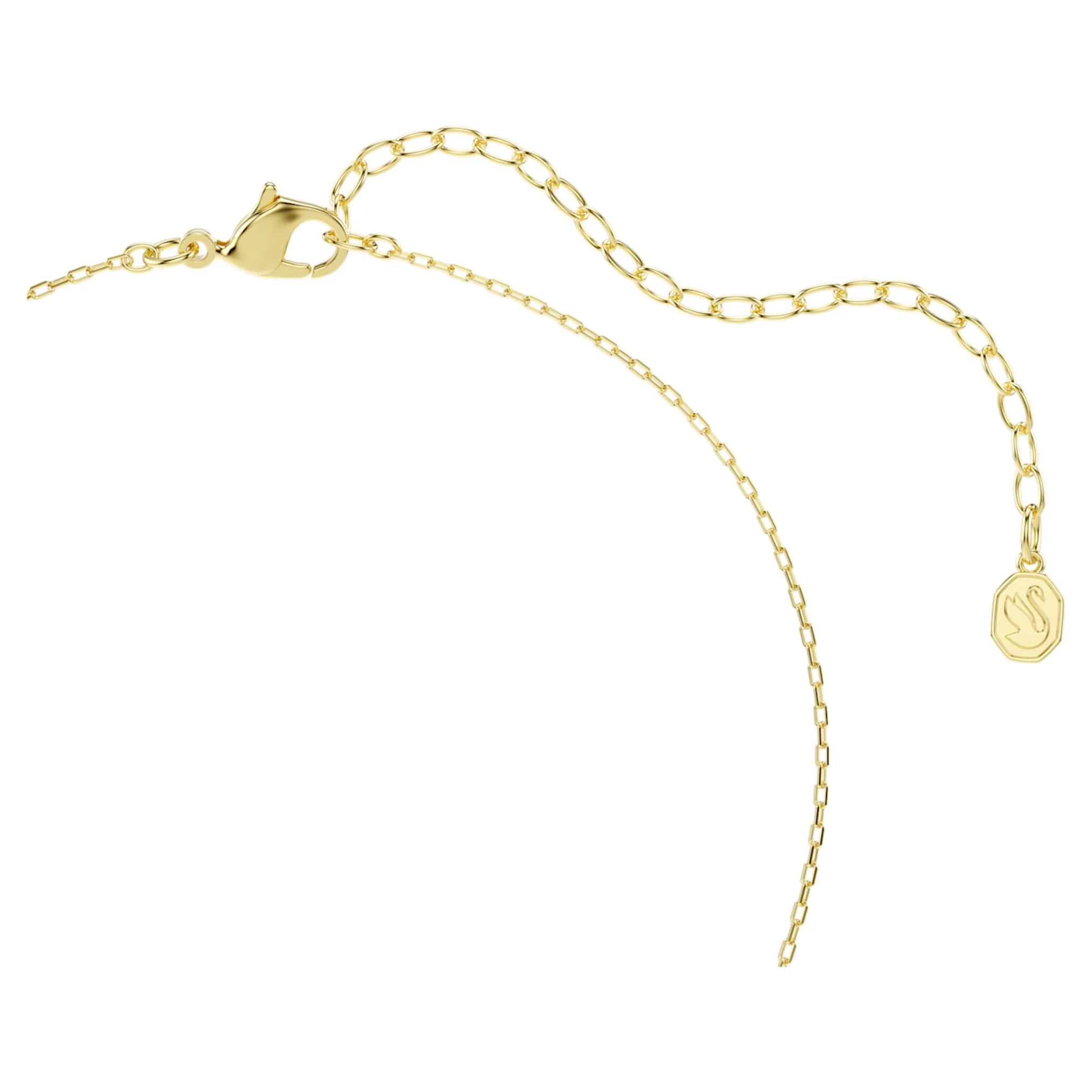 Magic pendant Mixed cuts, Snowflake, White, 18K gold finish - Image 4
