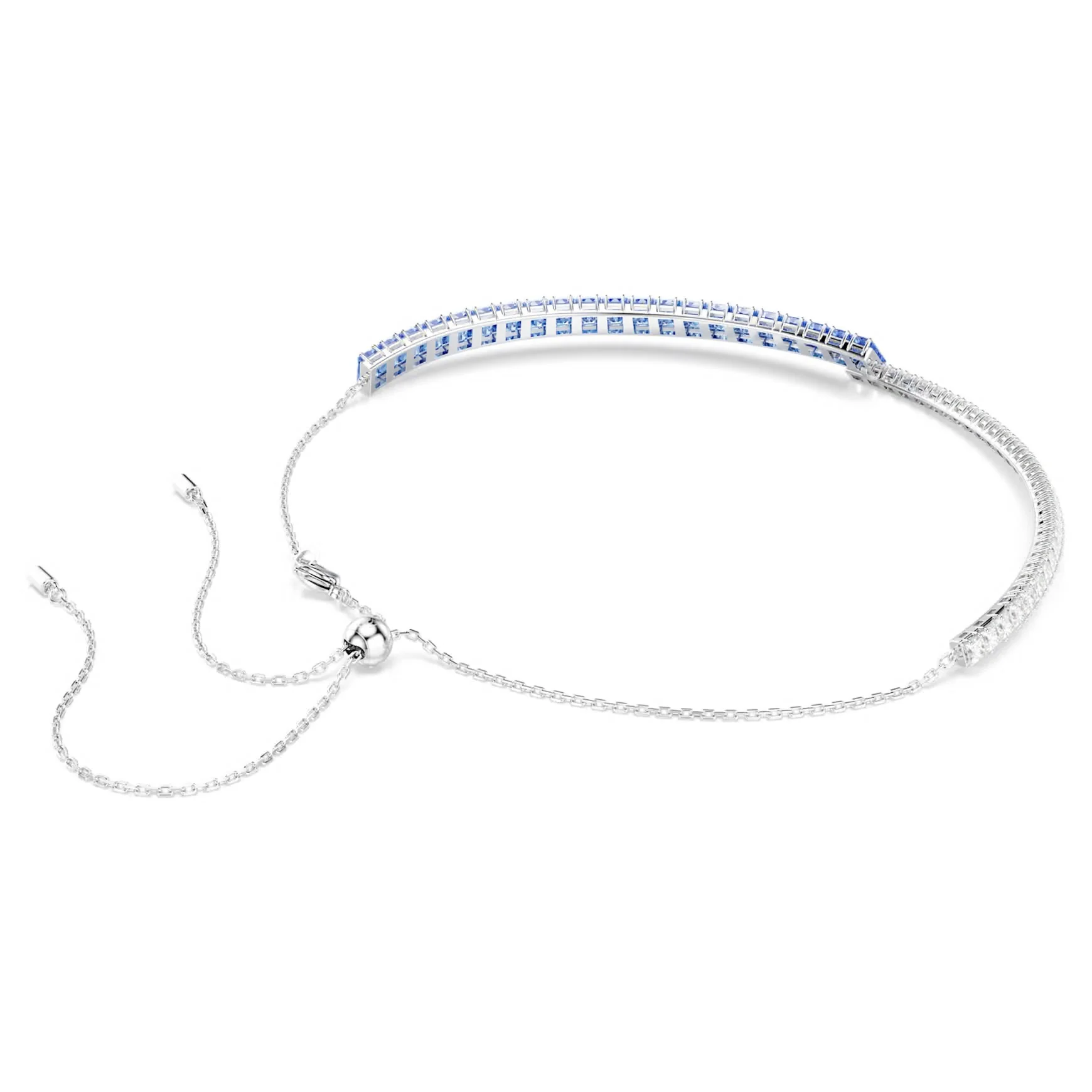 Matrix choker
Mixed cuts, Blue, Rhodium plated - Image 5