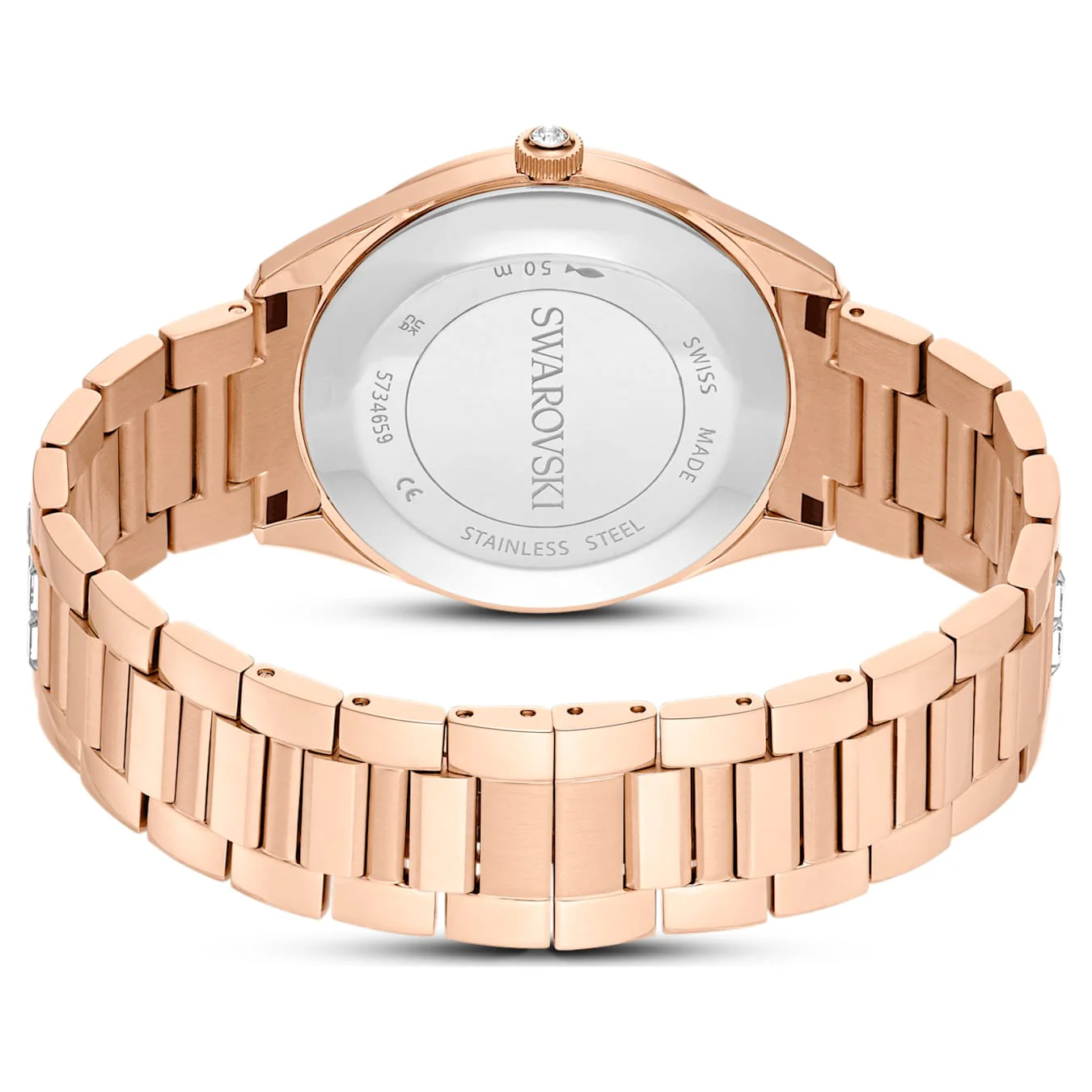 Matrix date watch Swiss Made, Metal bracelet, Rose gold tone, Rose gold-tone finish - Image 3