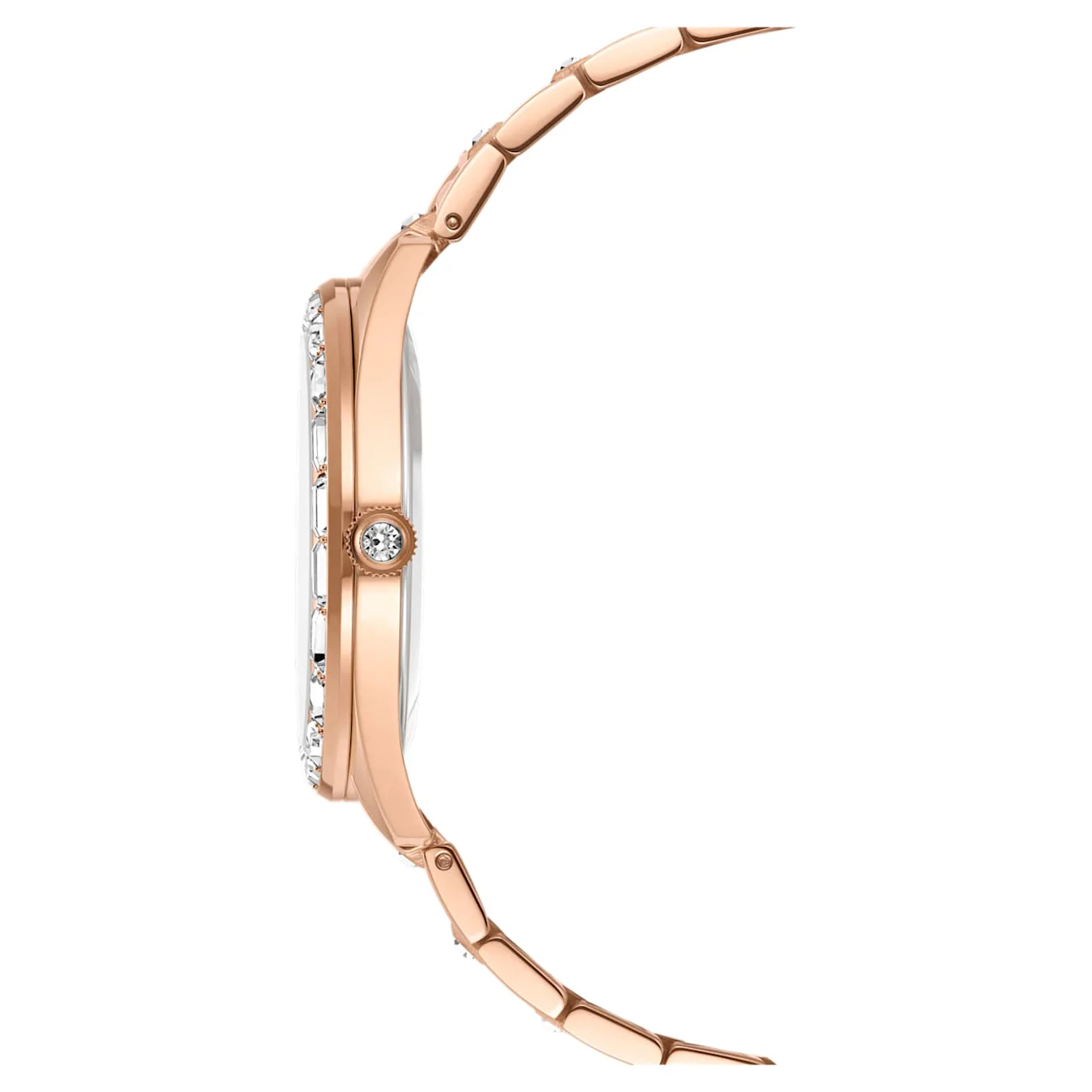 Matrix date watch Swiss Made, Metal bracelet, Rose gold tone, Rose gold-tone finish - Image 5